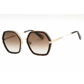 Marc Jacobs Women's Sunglasses - Havana Metal Geometric Frame | MJ 1018/S 0086 HA