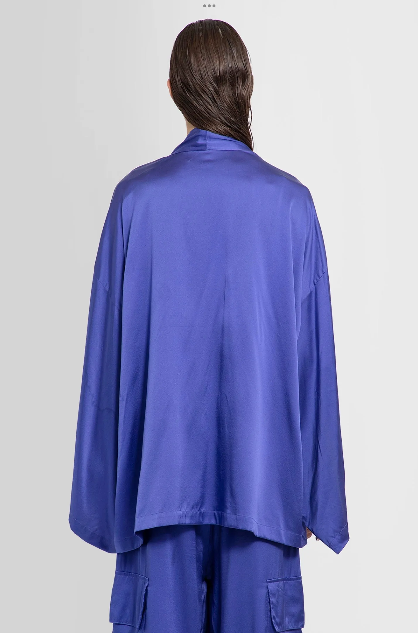 Mini Kimono in Indigo Silk