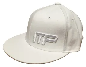 MusclePharm Flatbrim Hardcore White S/M