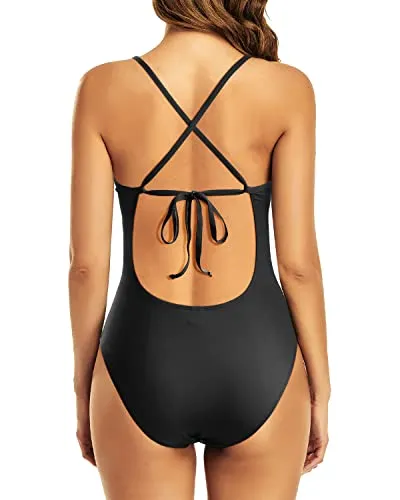 One Piece Bathing Suits for Women Training Tummy Control Competitive Swimsuits