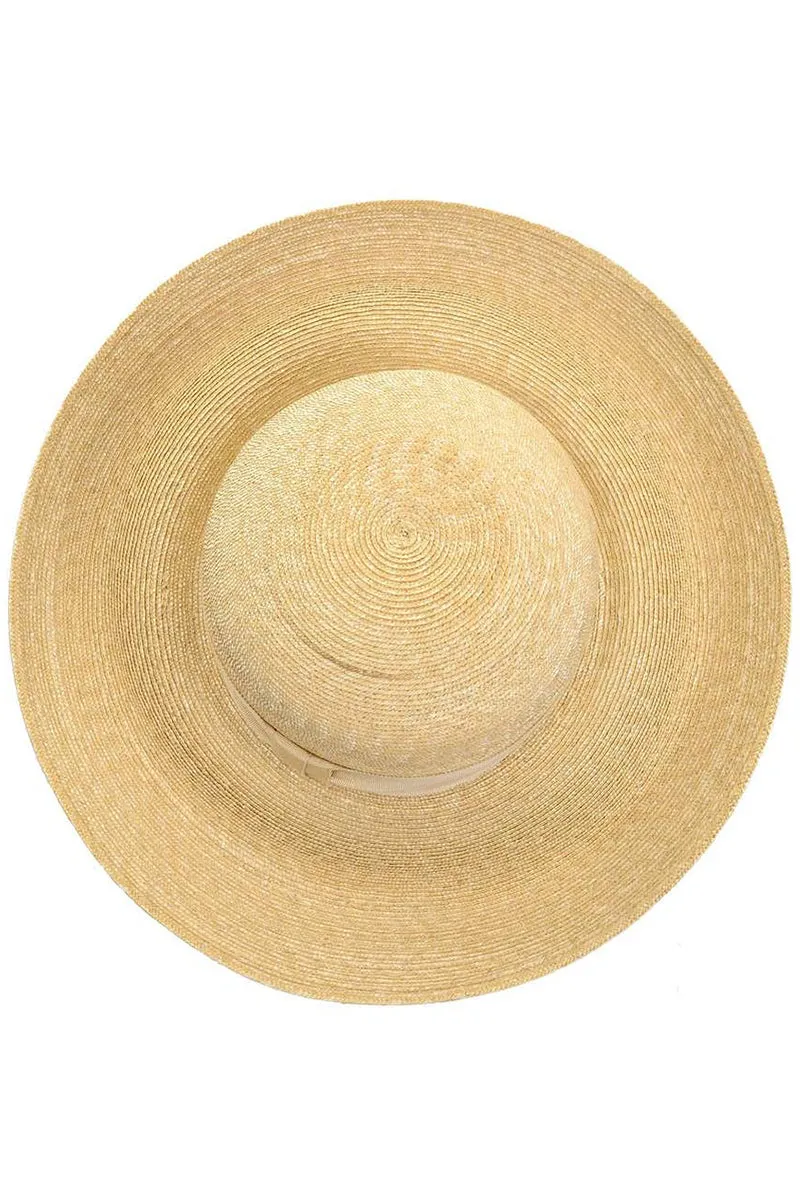 Patricia Underwood Vintage Fine Straw Hat With Ribbon