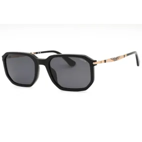 Police Men's Sunglasses - Shiny Black Acetate Geometric Full Rim Frame | SPLF67 0700