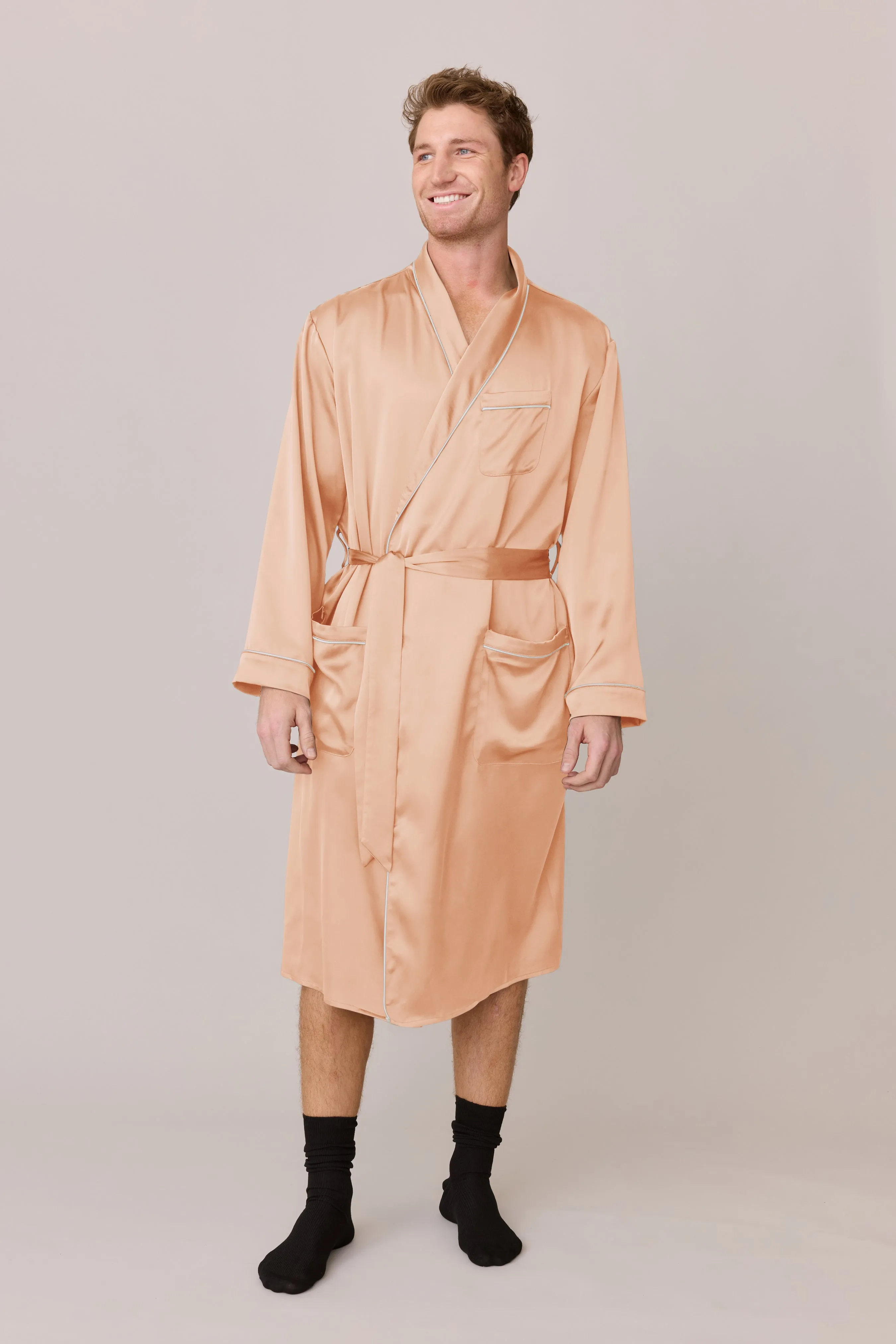 Pre-Game Satin Robe | Made To Order
