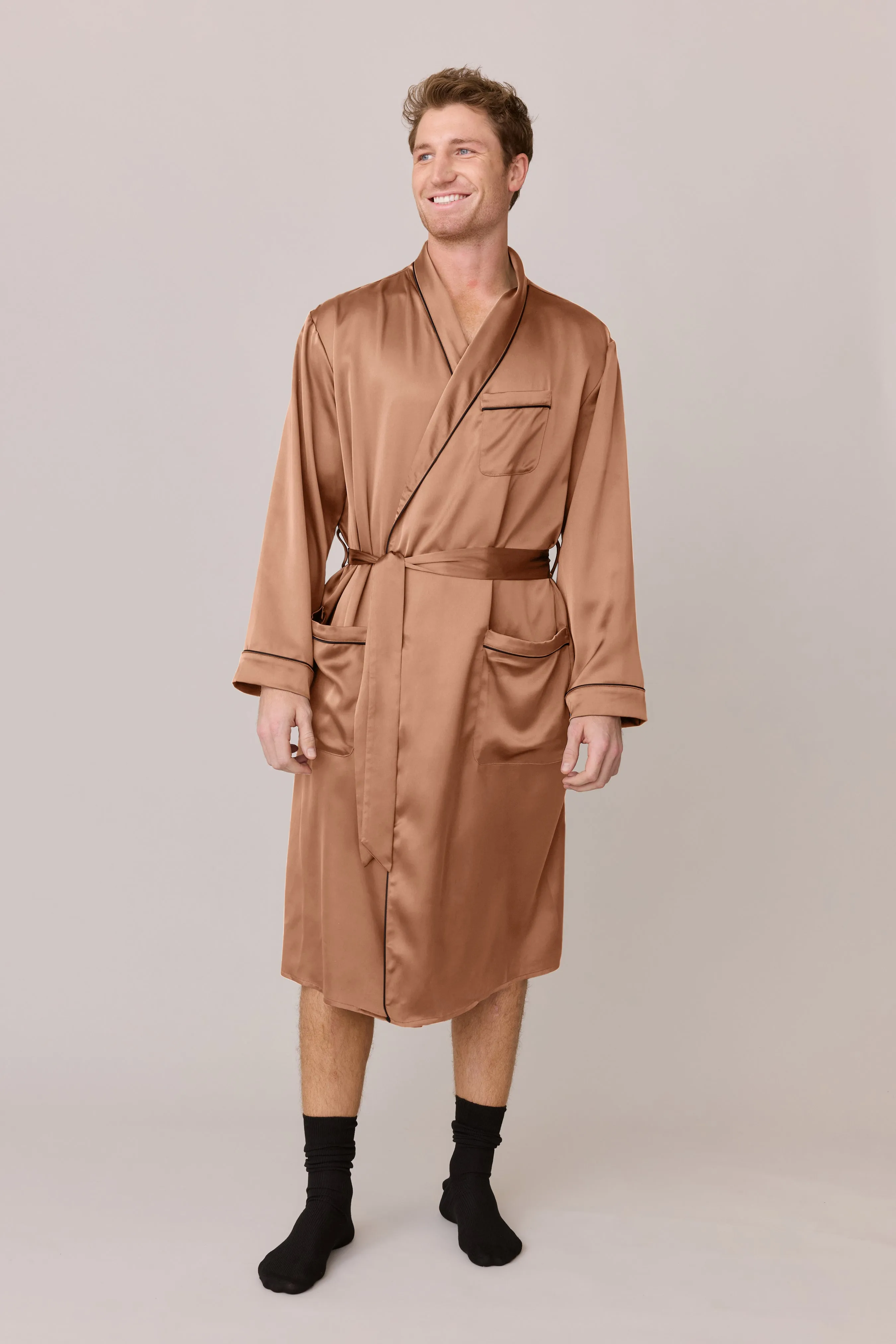 Pre-Game Satin Robe | Made To Order
