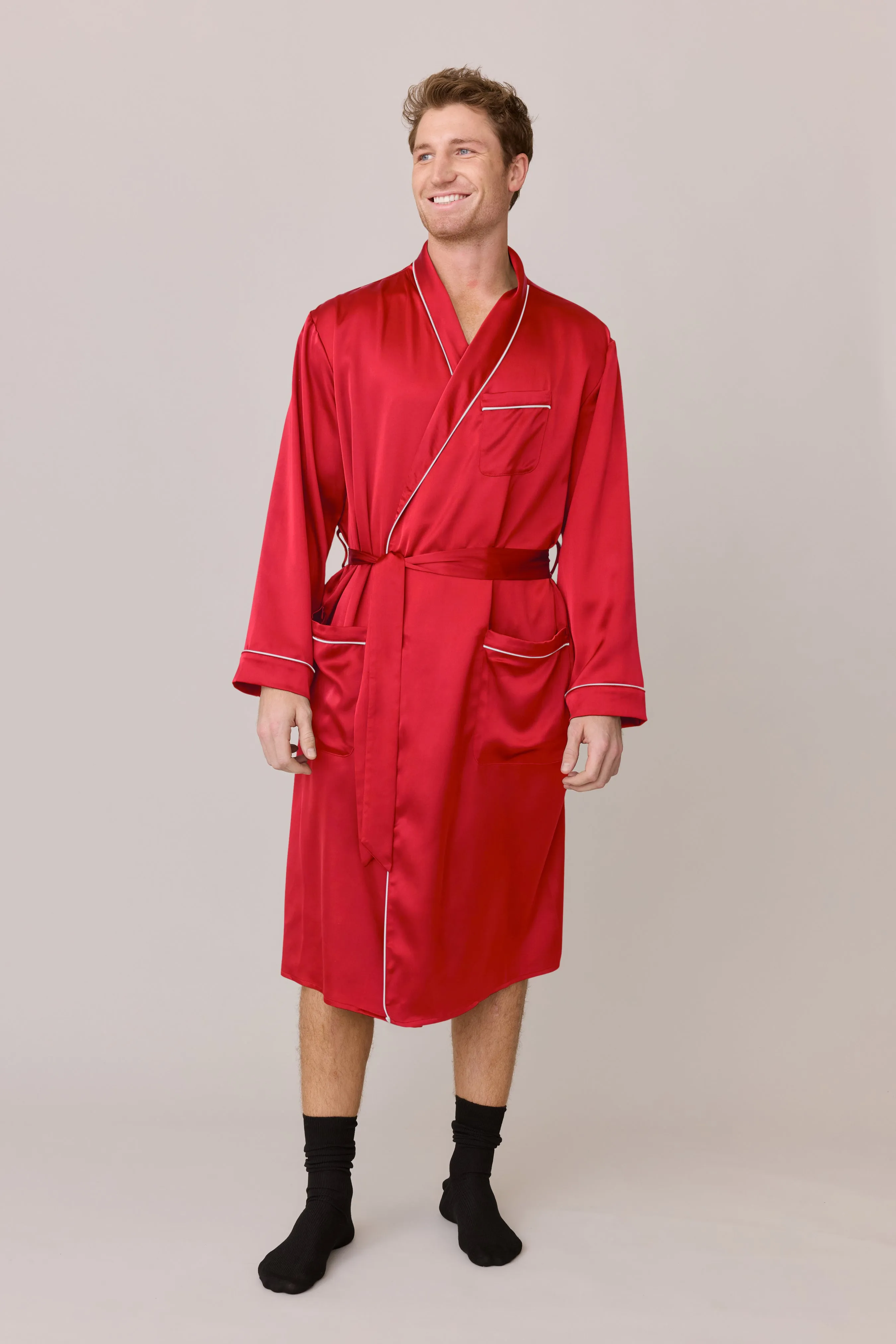 Pre-Game Satin Robe | Made To Order
