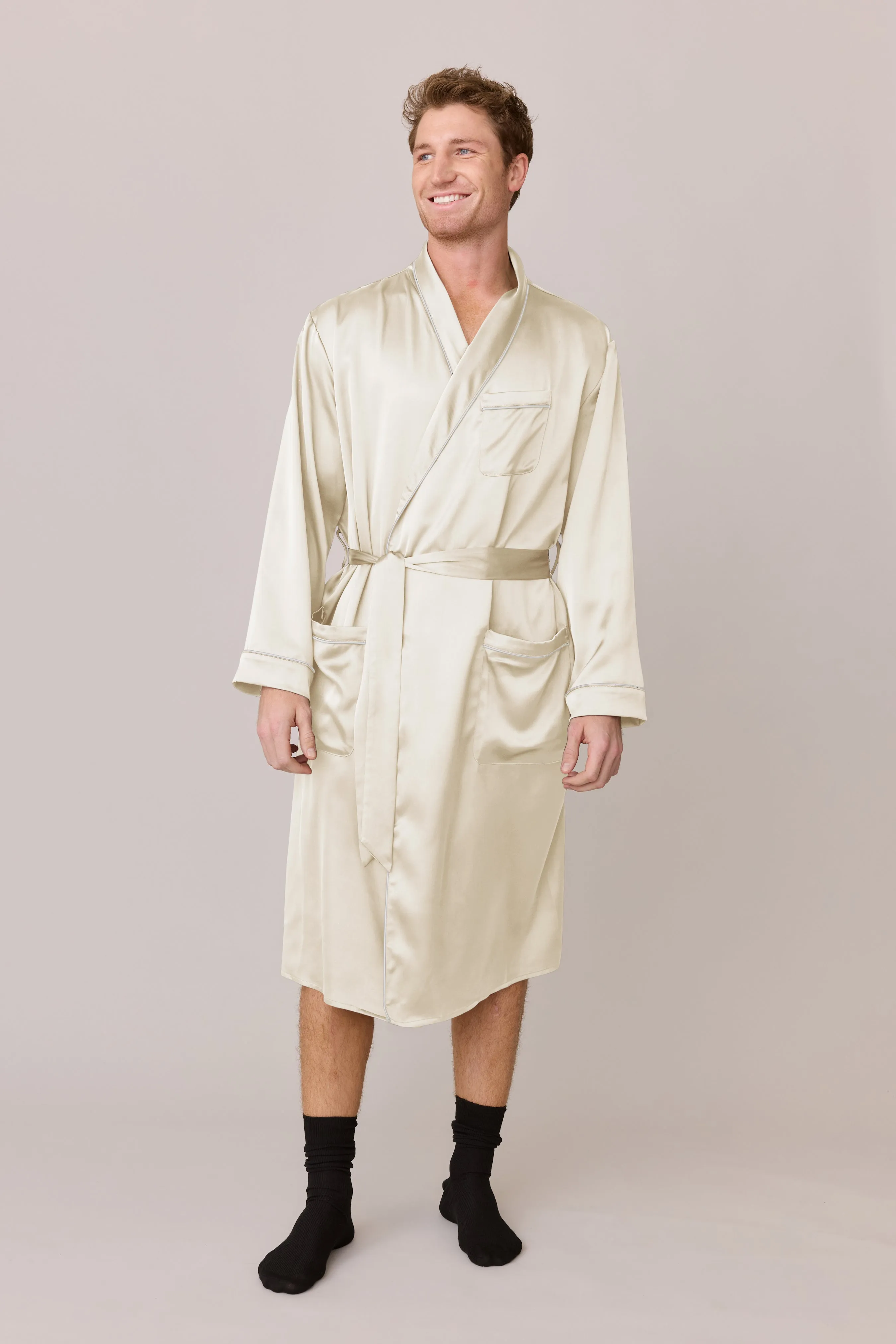 Pre-Game Satin Robe | Made To Order