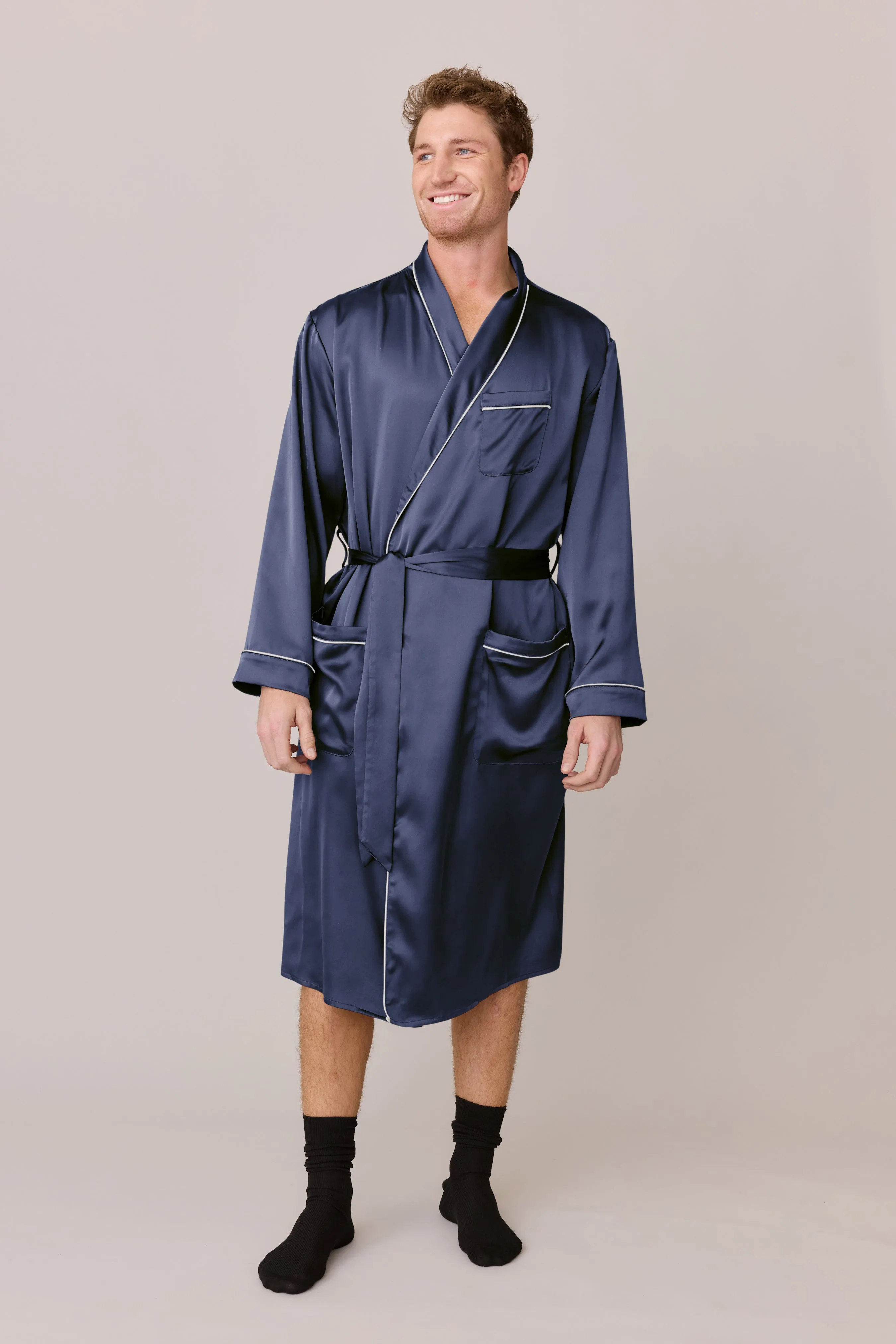 Pre-Game Satin Robe | Made To Order