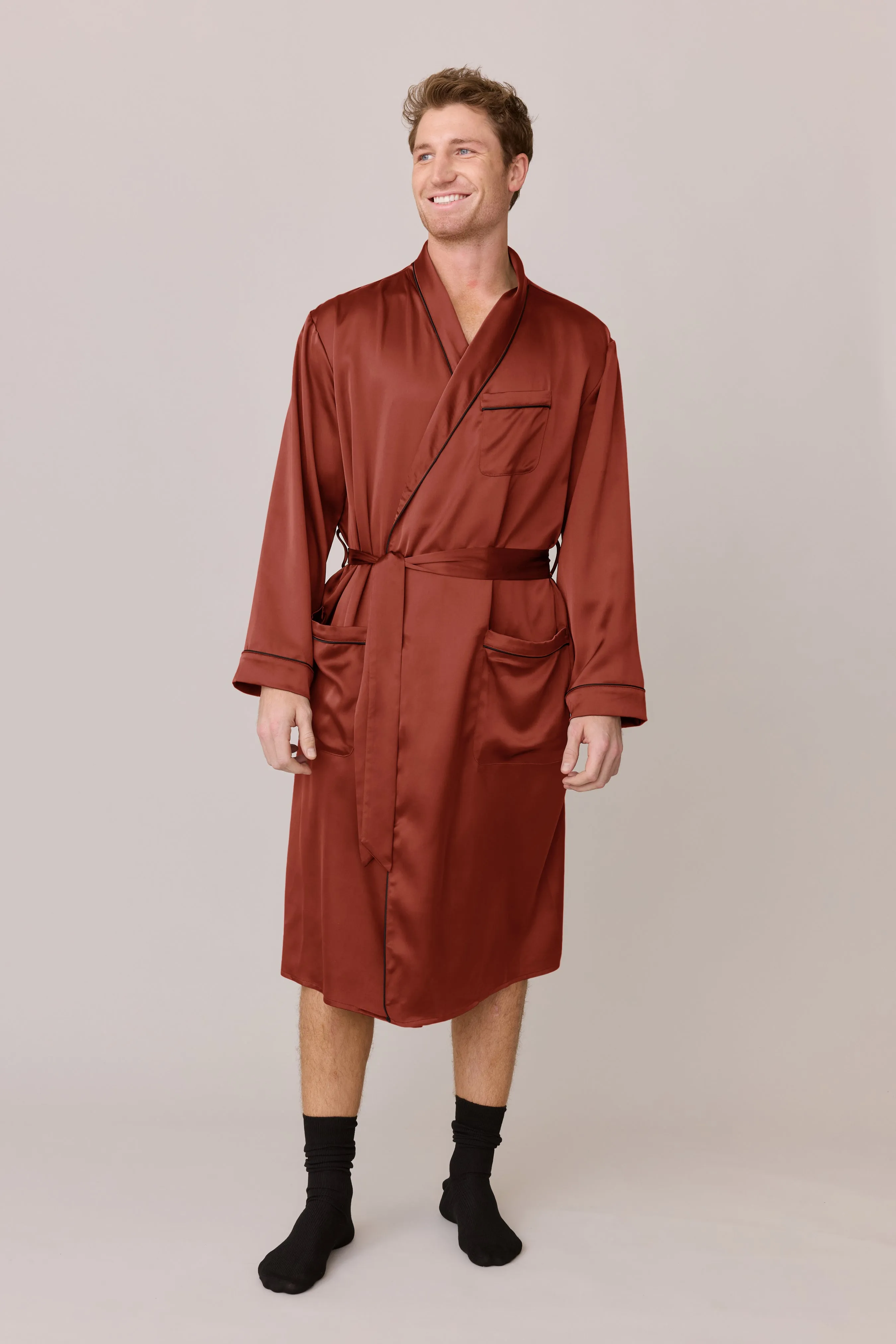 Pre-Game Satin Robe | Made To Order