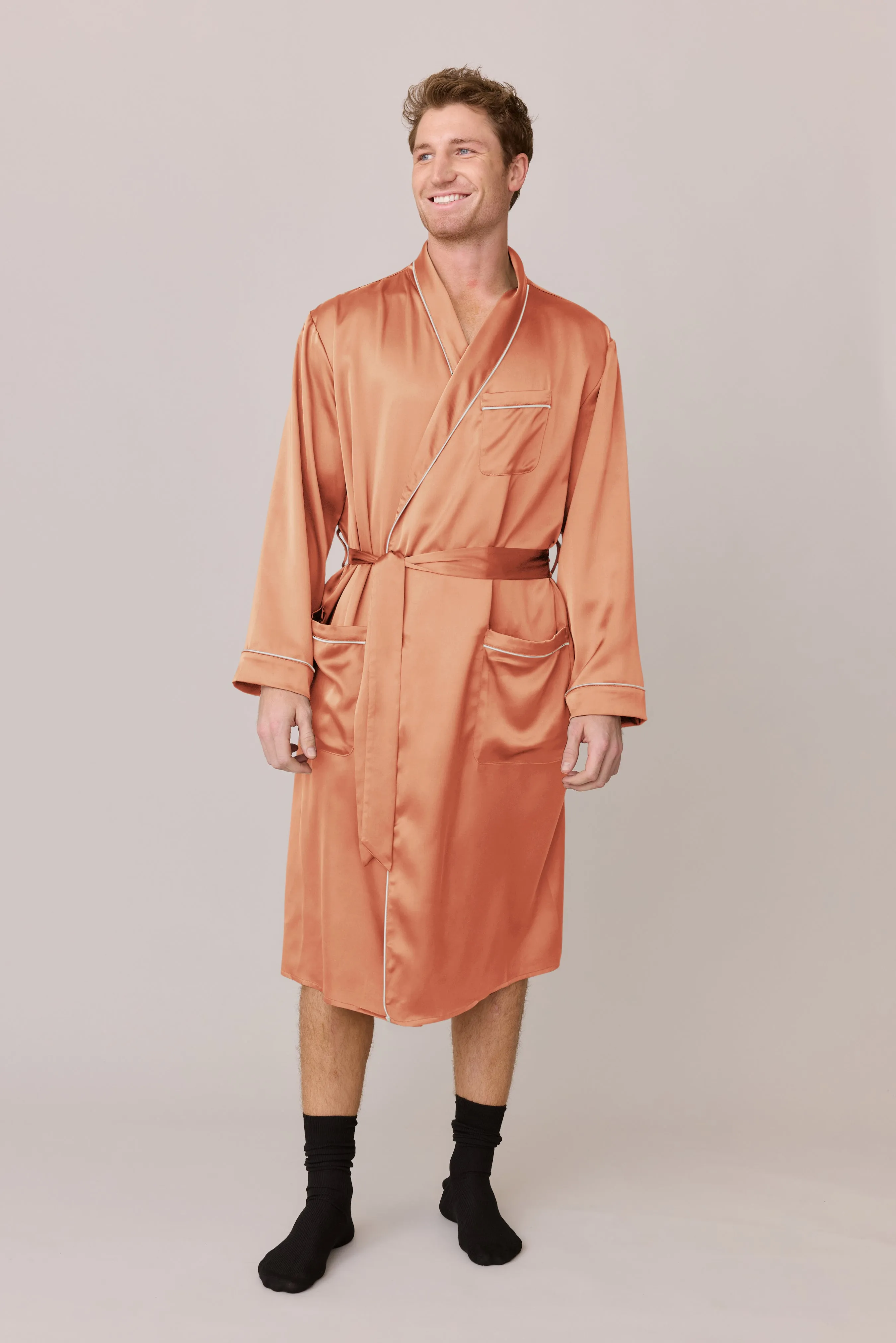 Pre-Game Satin Robe | Made To Order