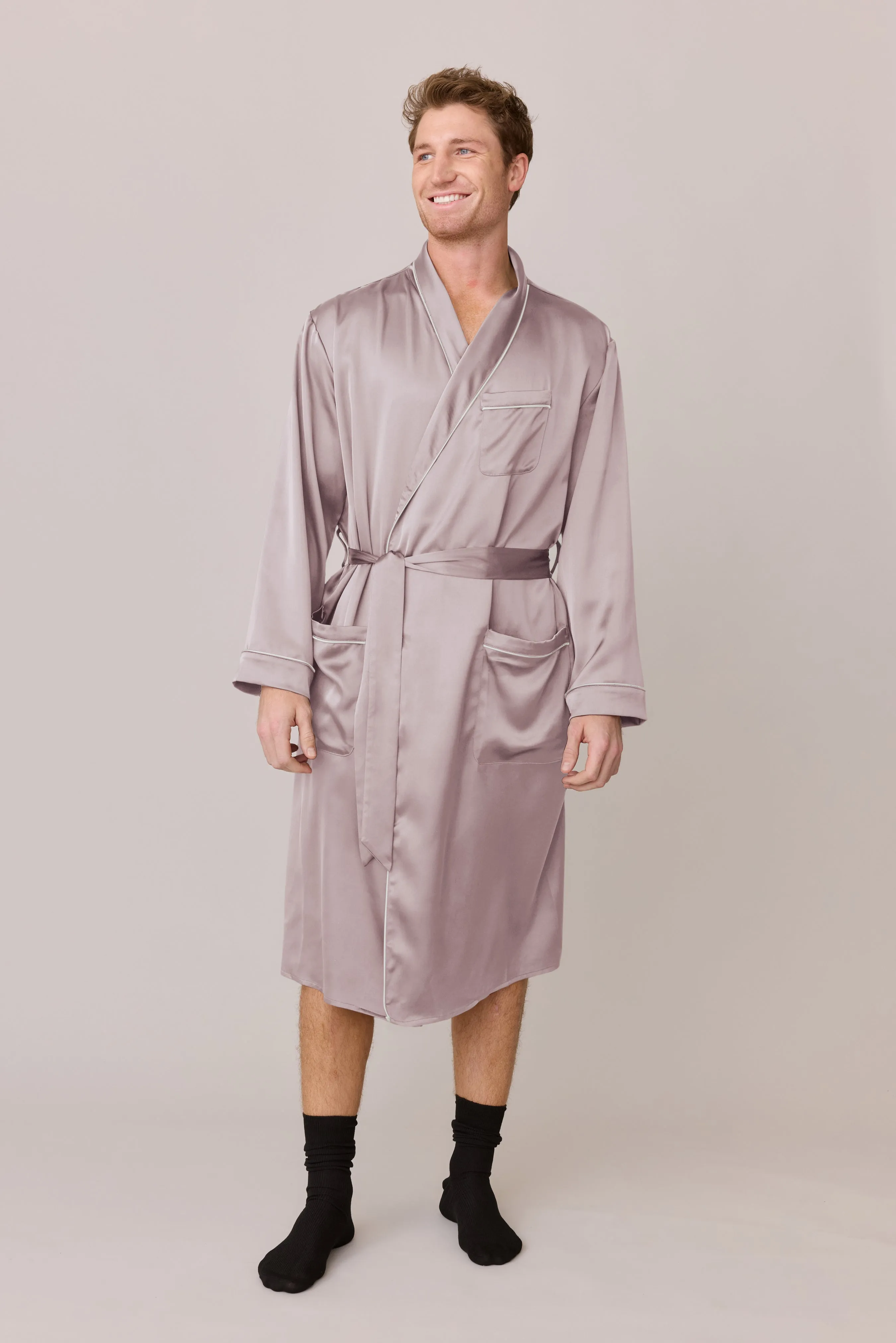 Pre-Game Satin Robe | Made To Order