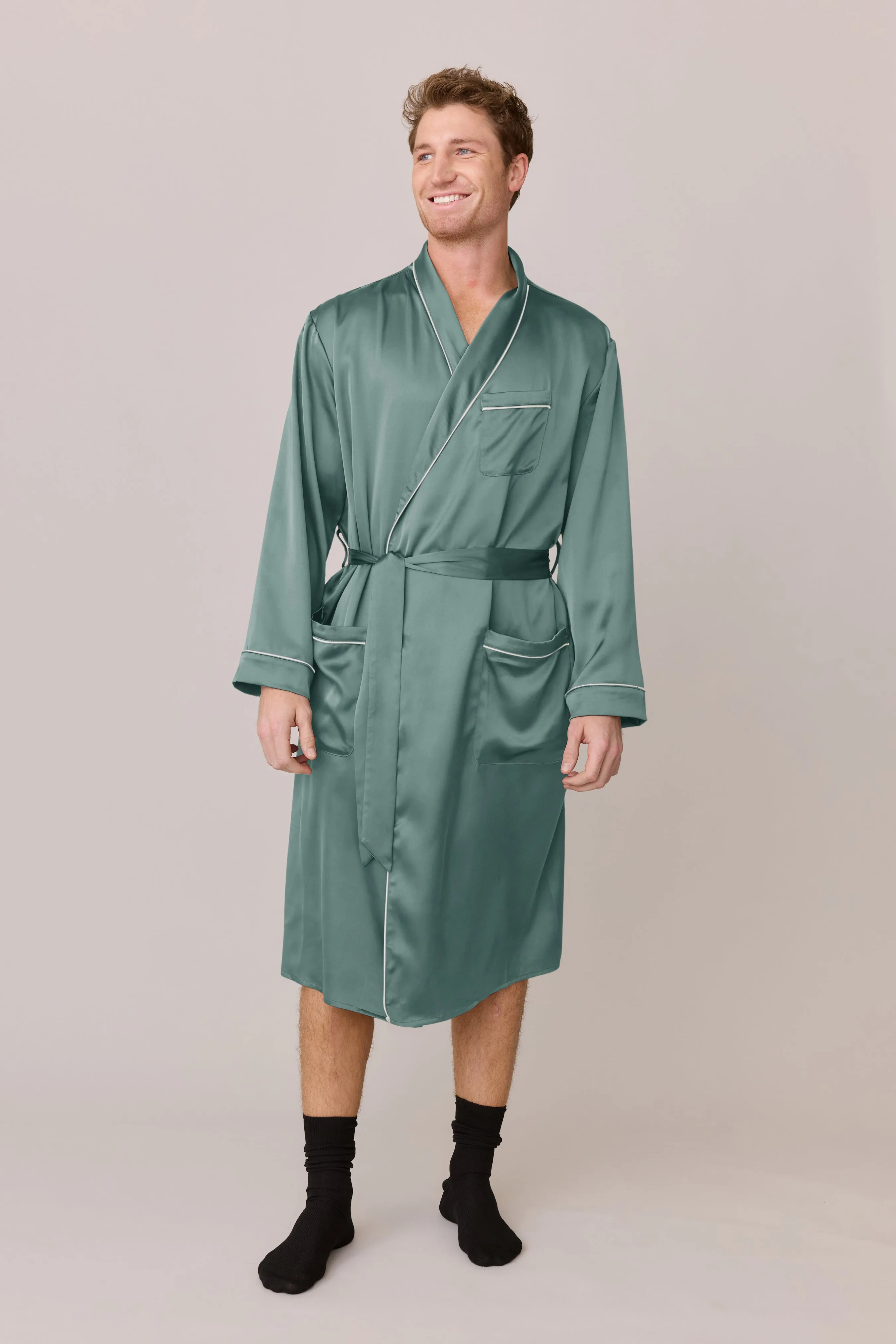 Pre-Game Satin Robe | Made To Order