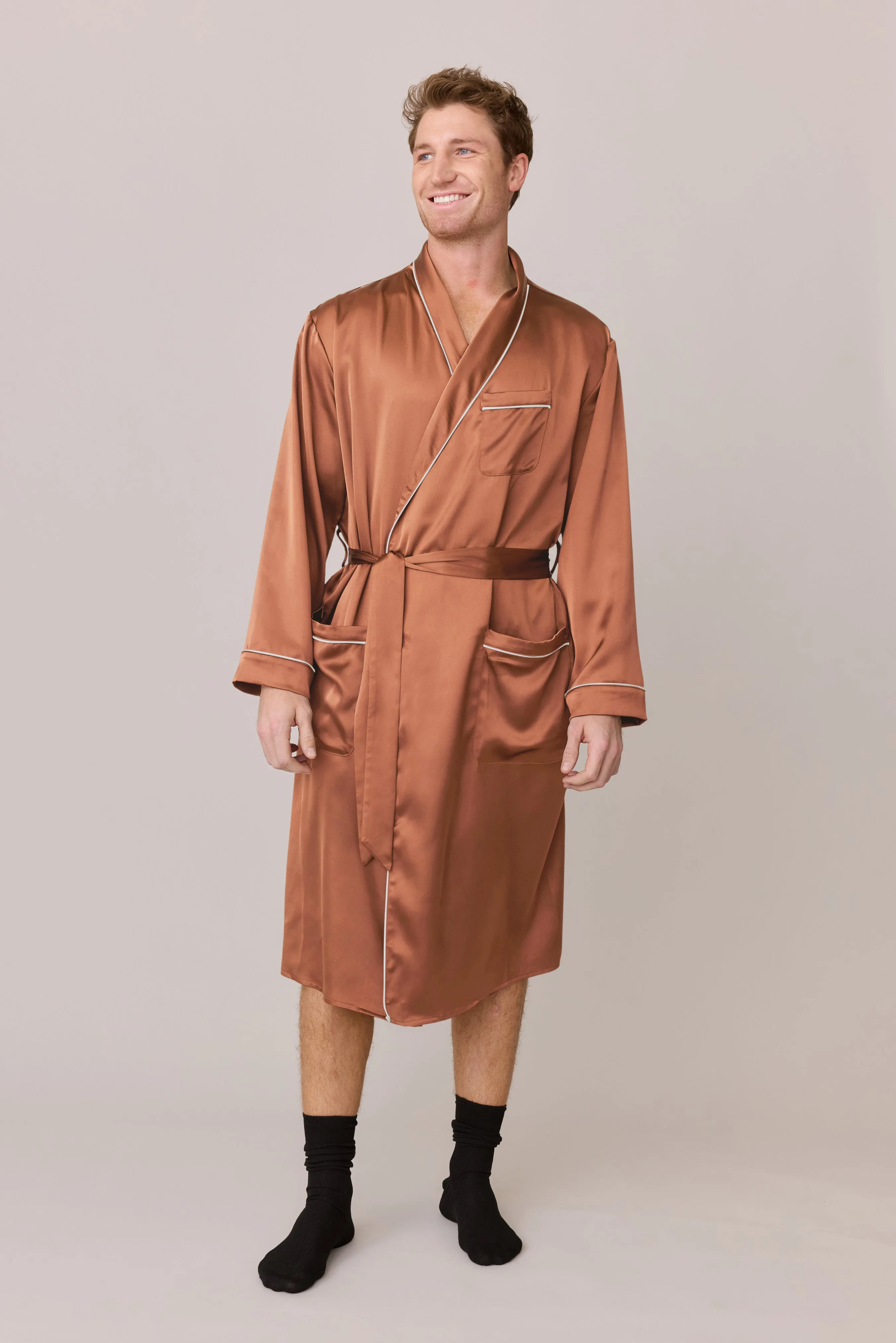 Pre-Game Satin Robe | Made To Order