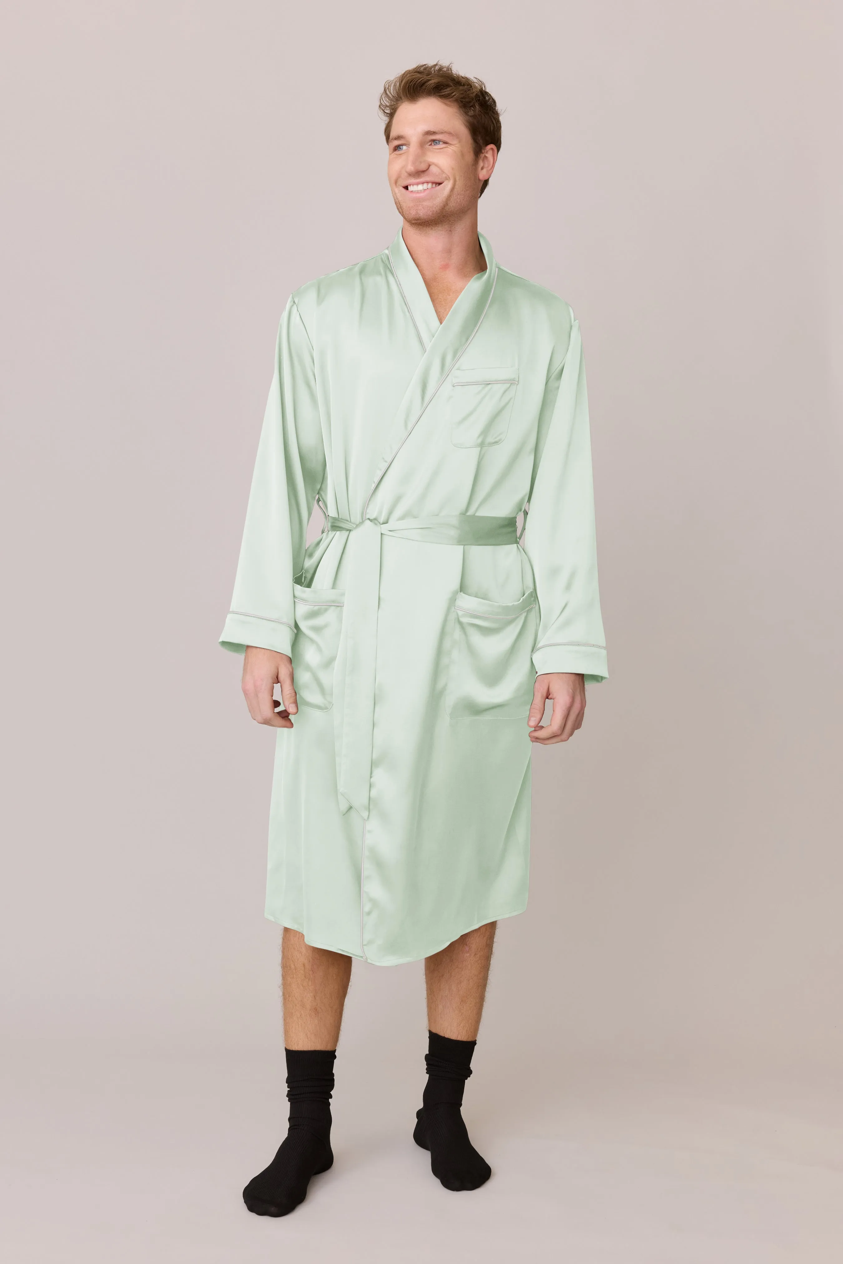 Pre-Game Satin Robe | Made To Order