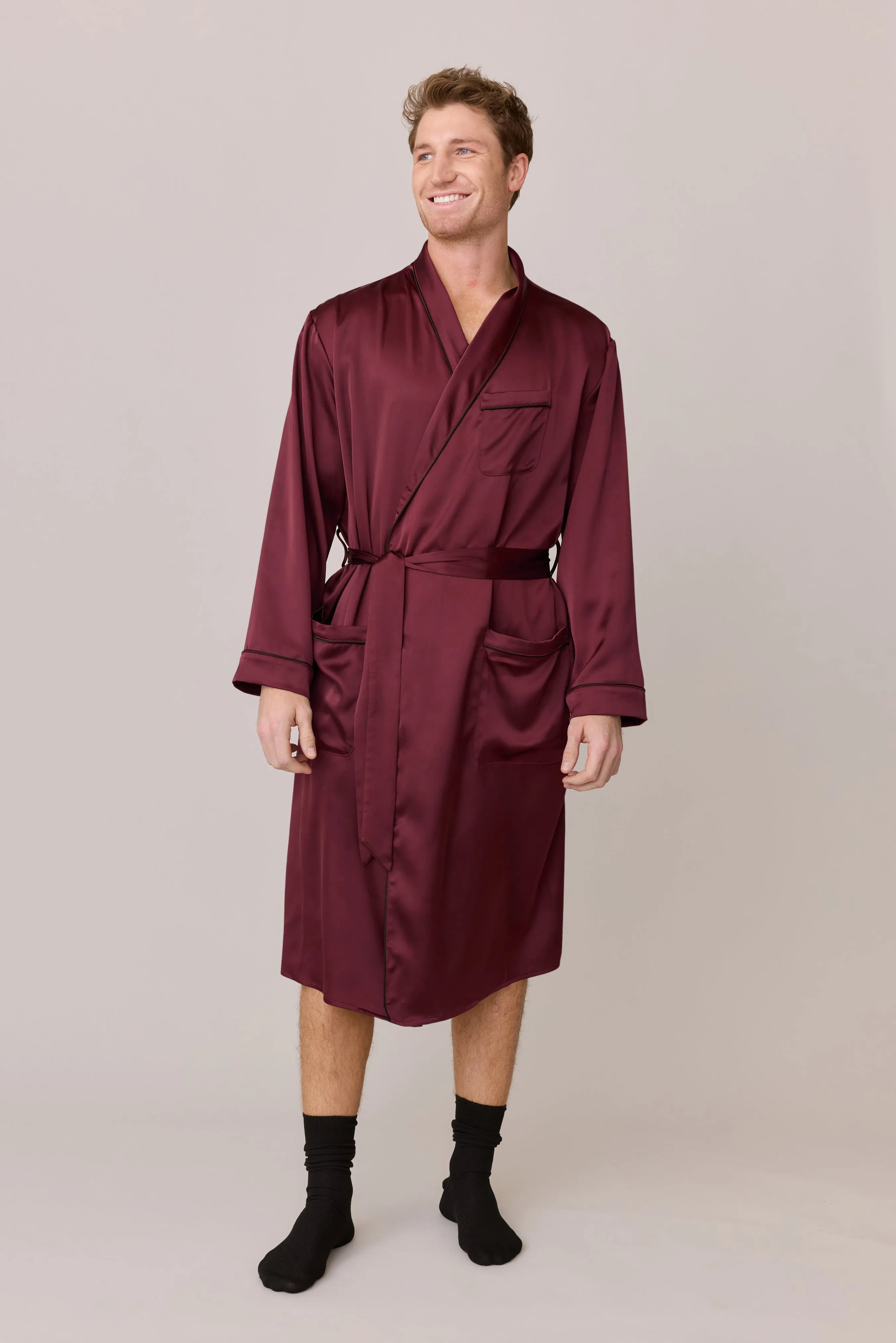 Pre-Game Satin Robe | Made To Order