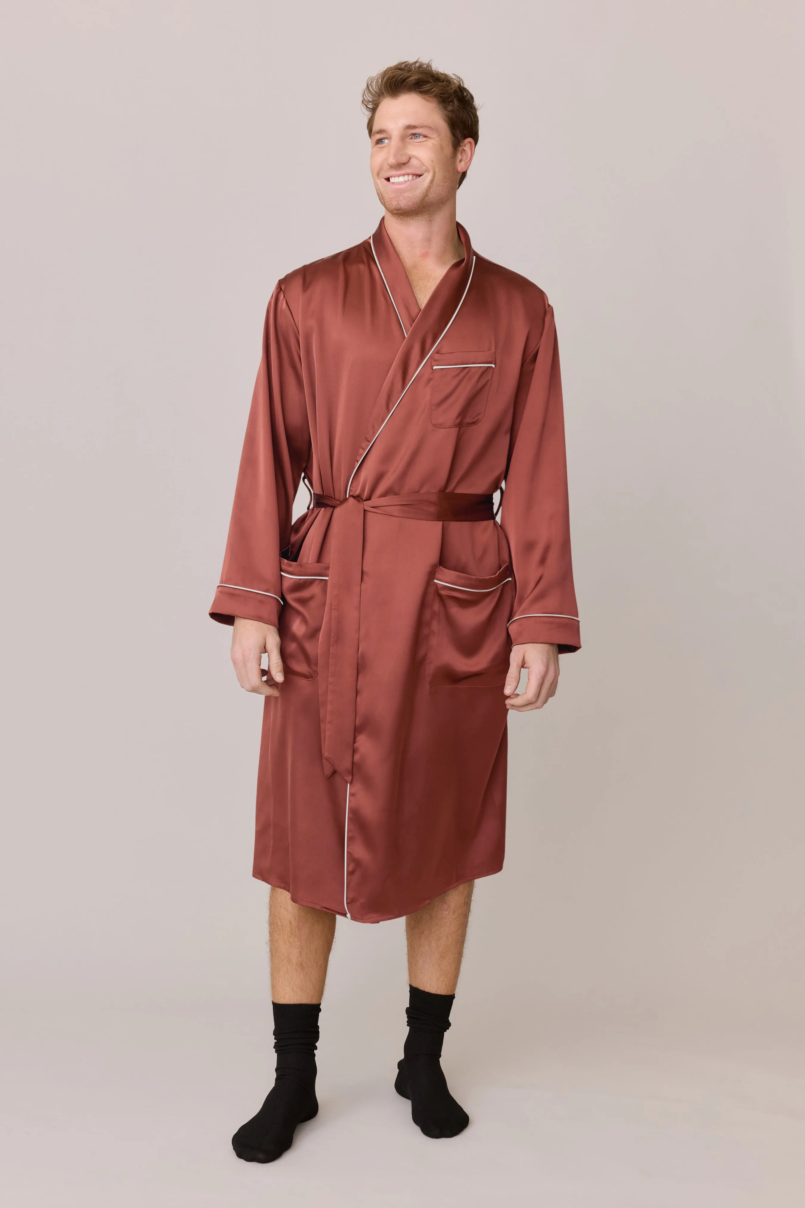 Pre-Game Satin Robe | Made To Order
