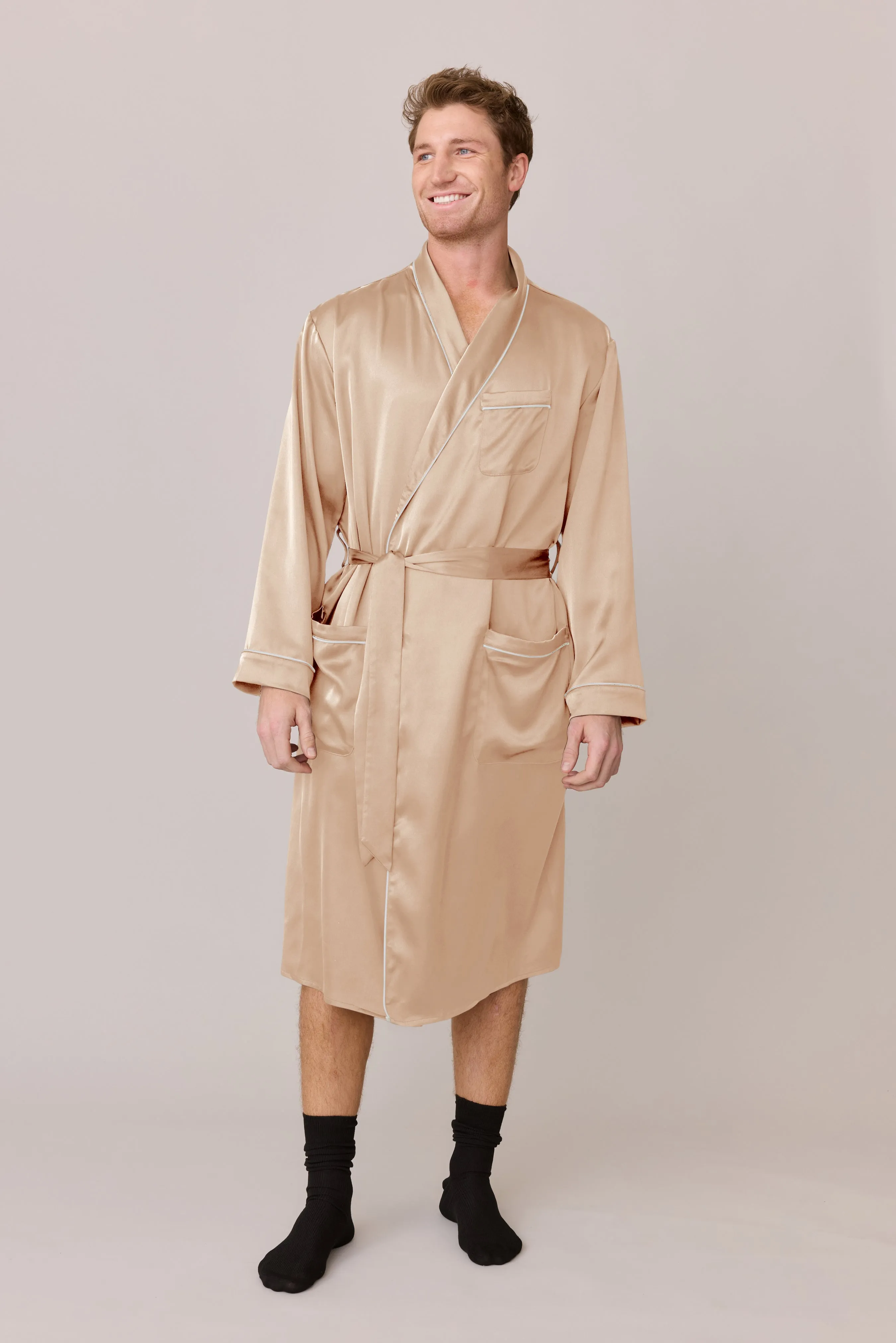 Pre-Game Satin Robe | Made To Order