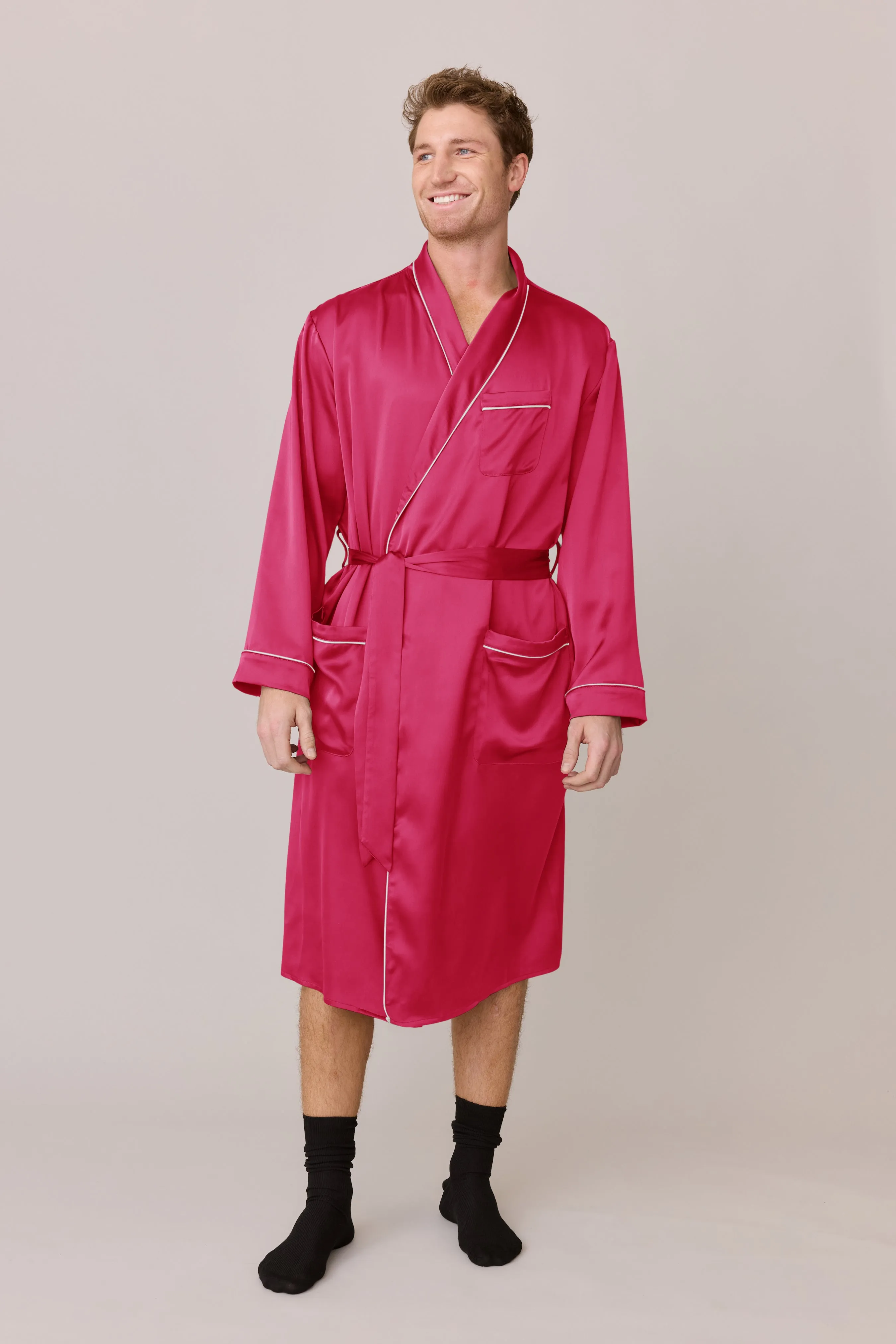 Pre-Game Satin Robe | Made To Order