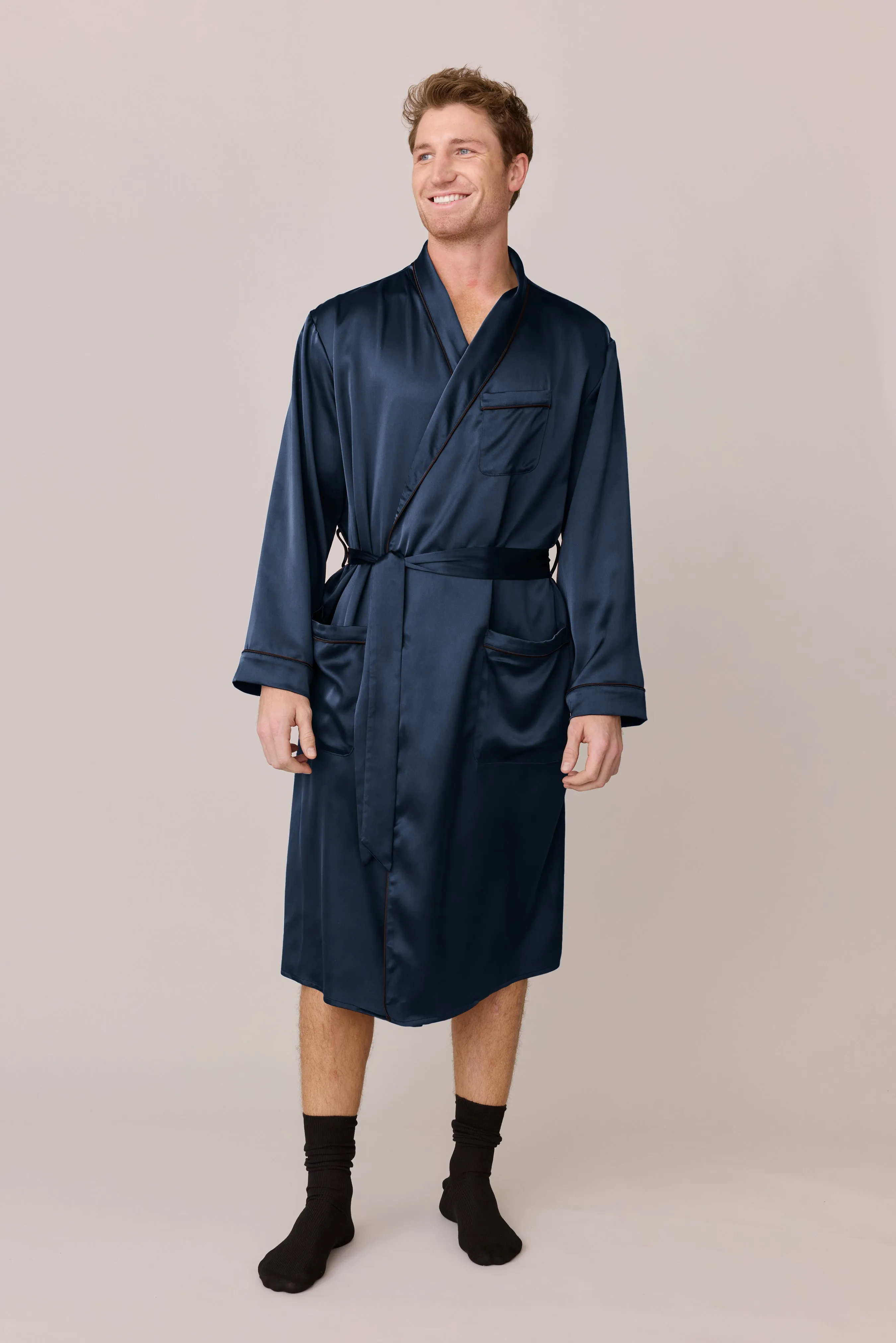 Pre-Game Satin Robe | Made To Order
