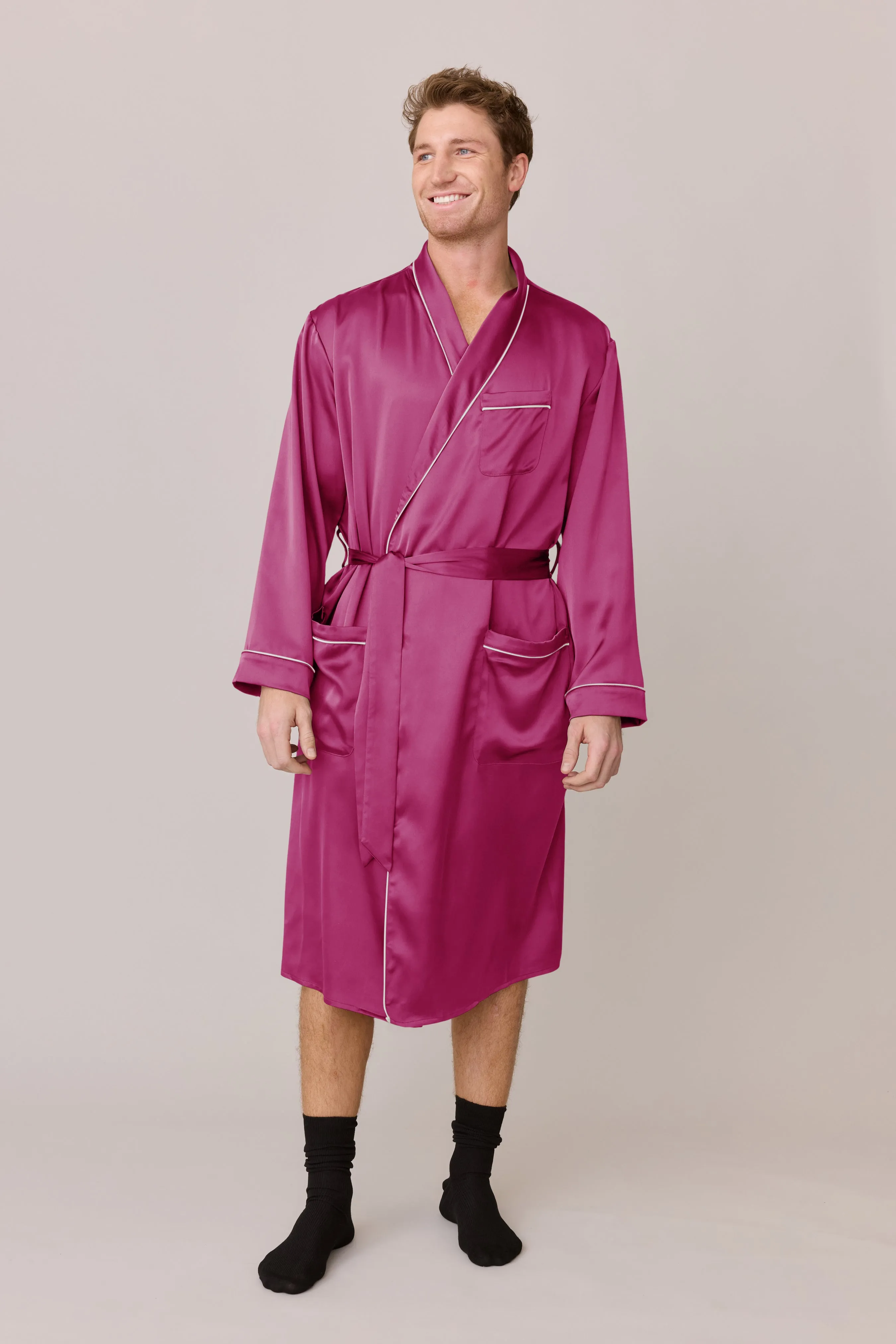 Pre-Game Satin Robe | Made To Order