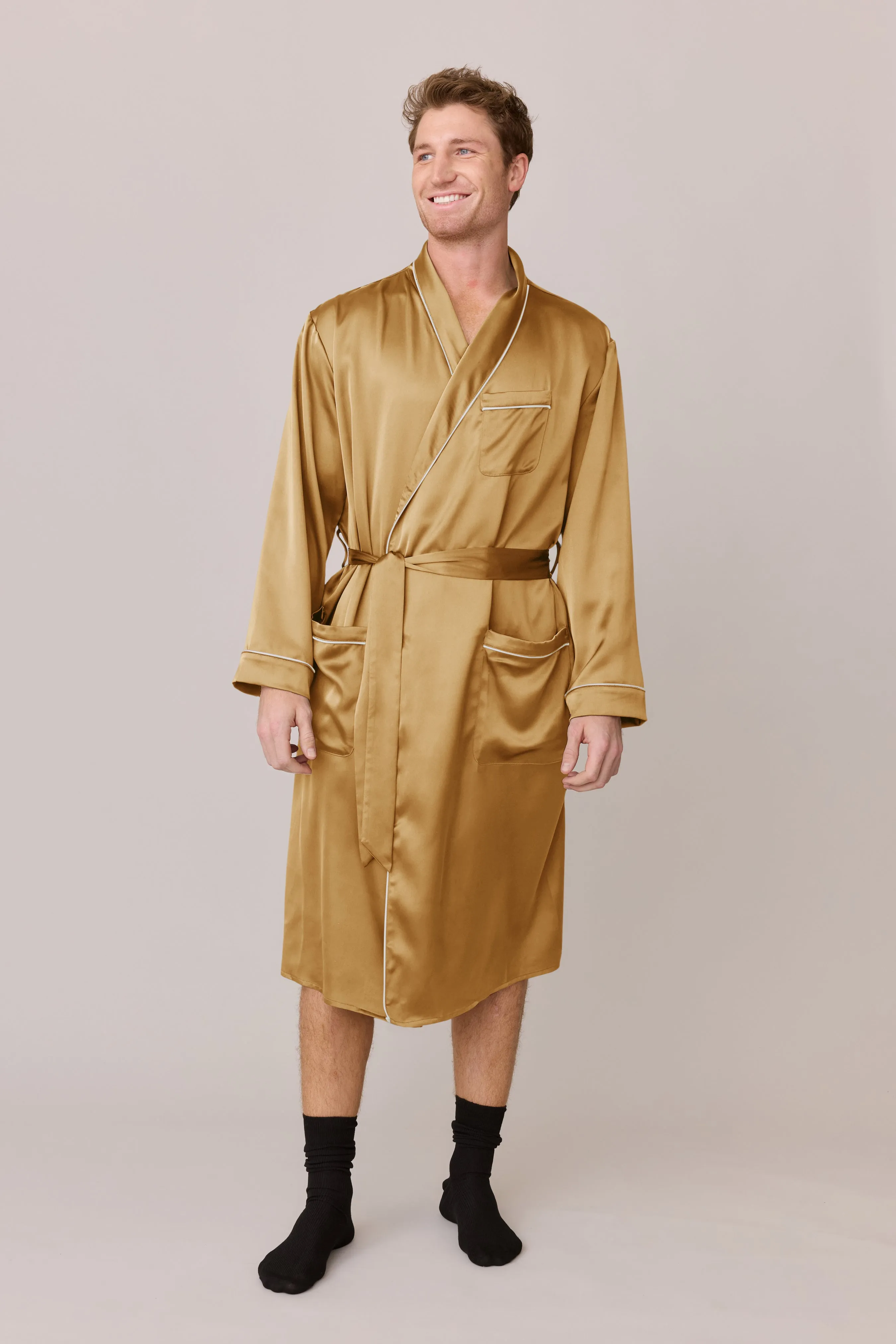 Pre-Game Satin Robe | Made To Order
