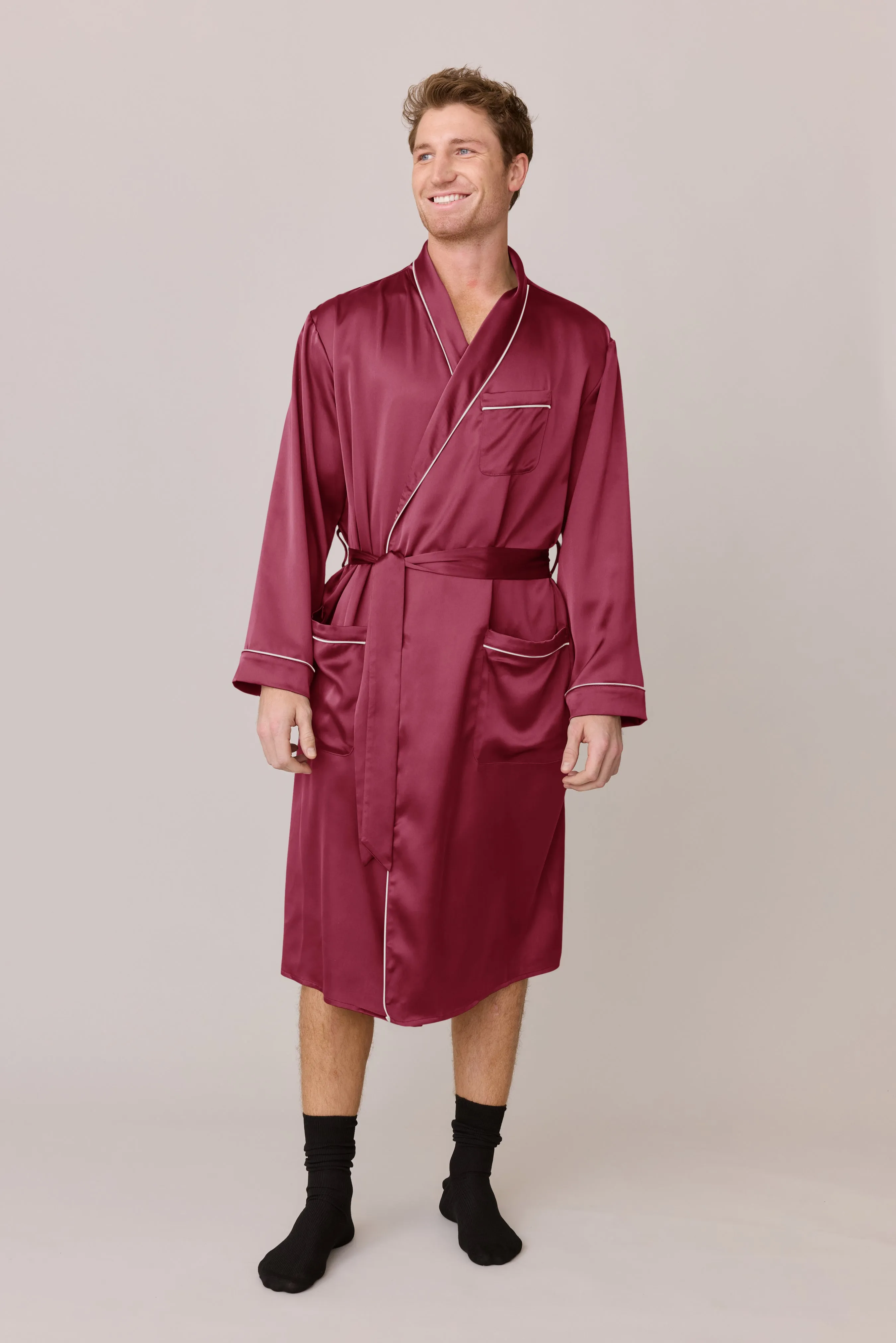 Pre-Game Satin Robe | Made To Order
