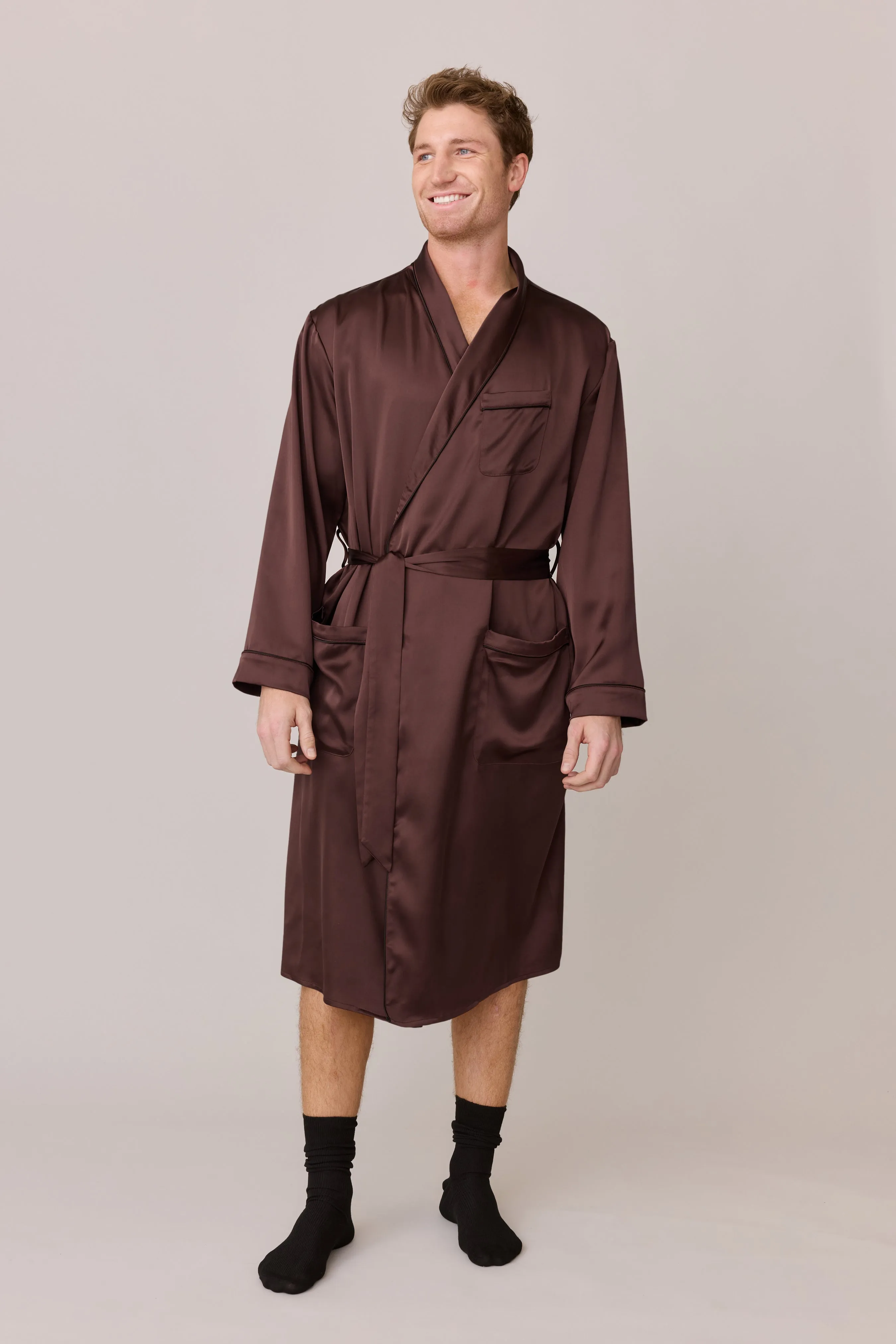 Pre-Game Satin Robe | Made To Order