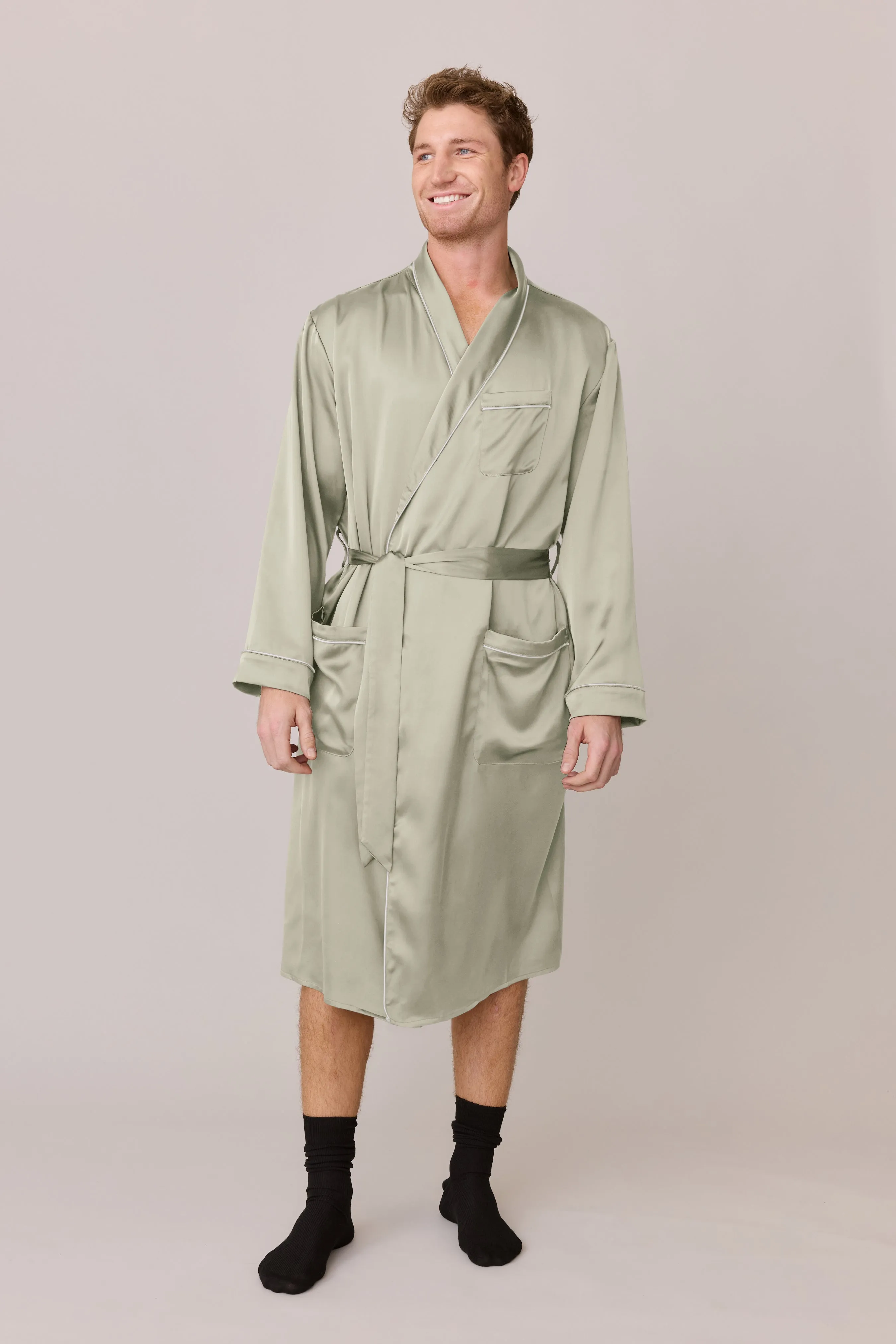 Pre-Game Satin Robe | Made To Order