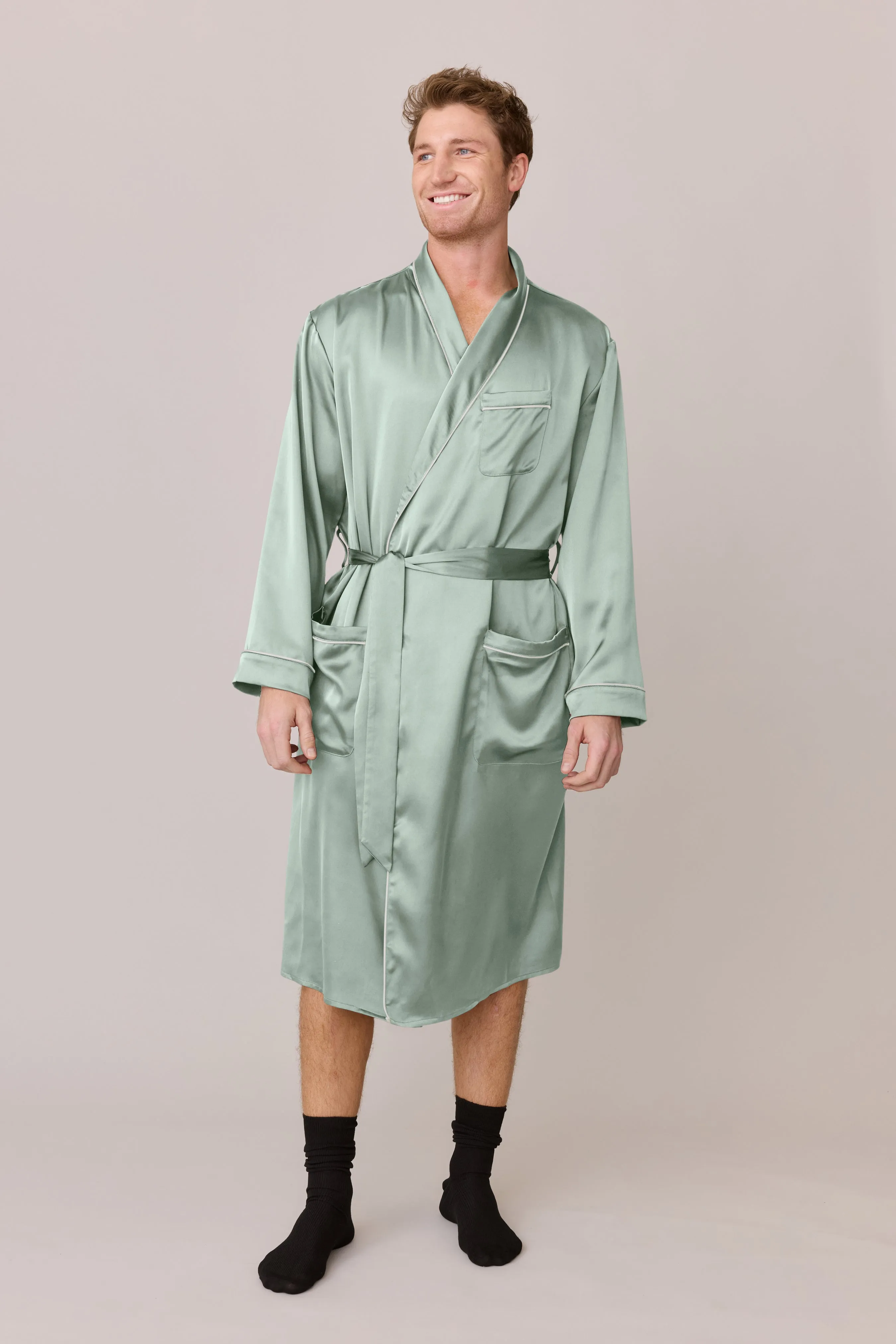Pre-Game Satin Robe | Made To Order