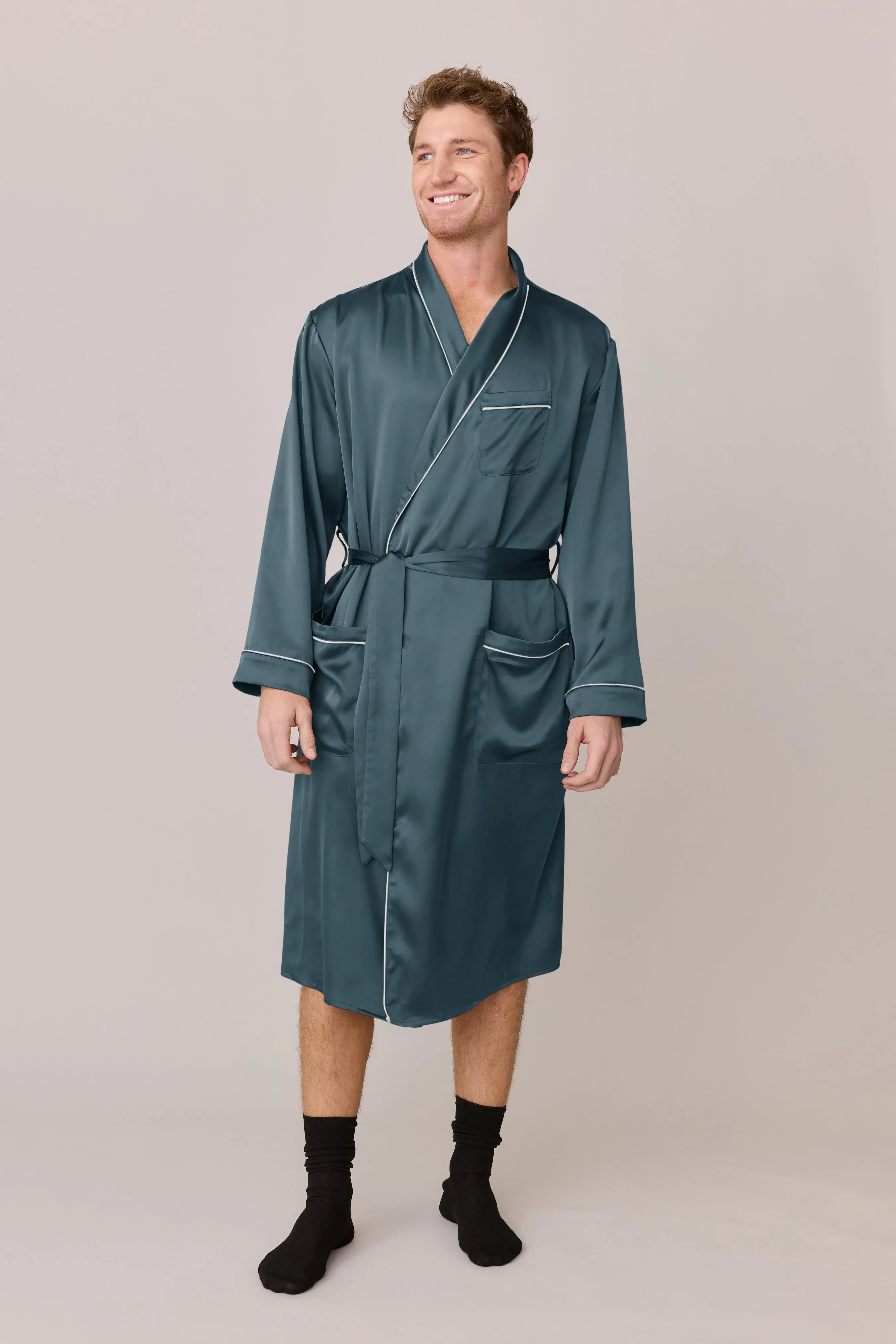 Pre-Game Satin Robe | Made To Order