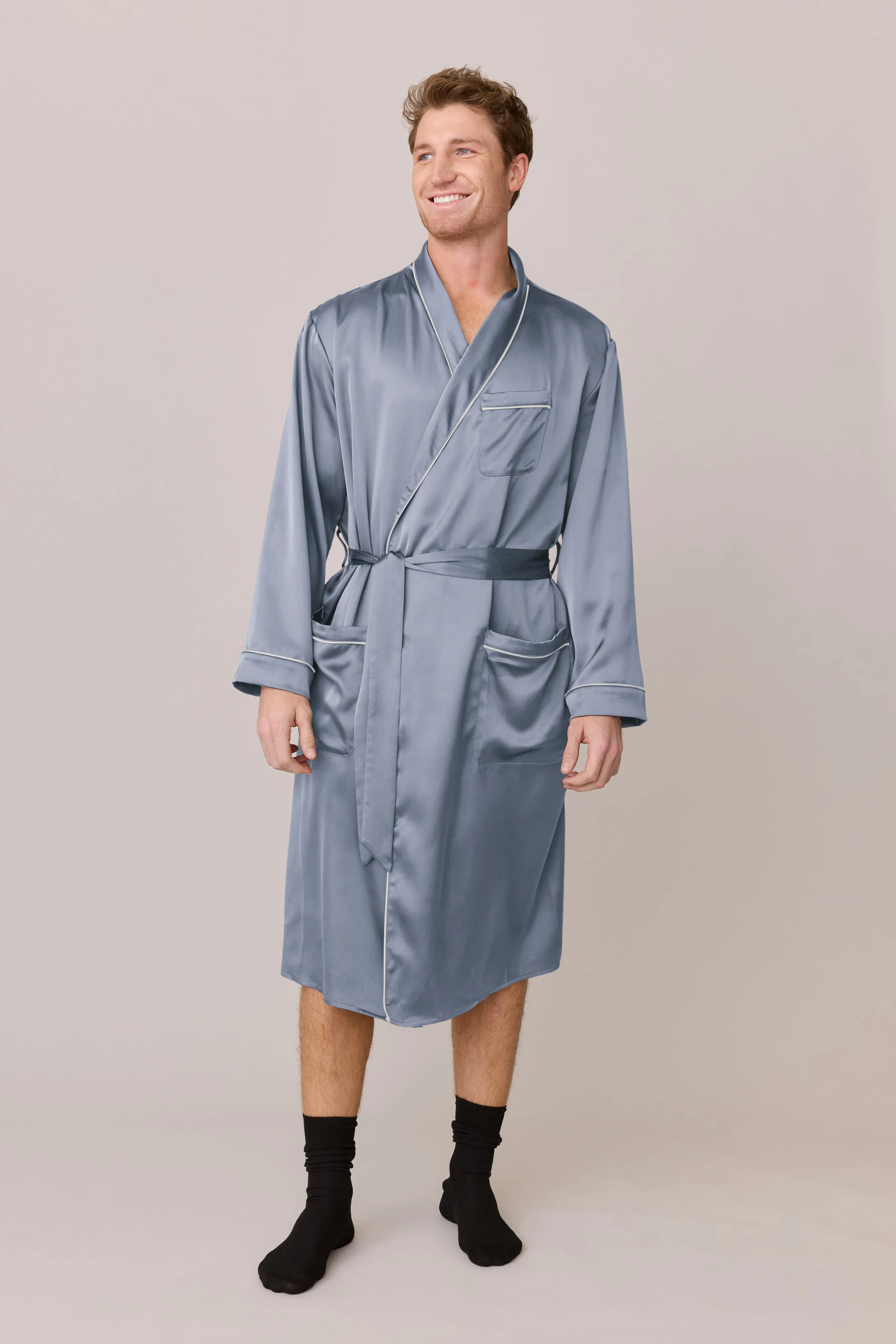 Pre-Game Satin Robe | Made To Order