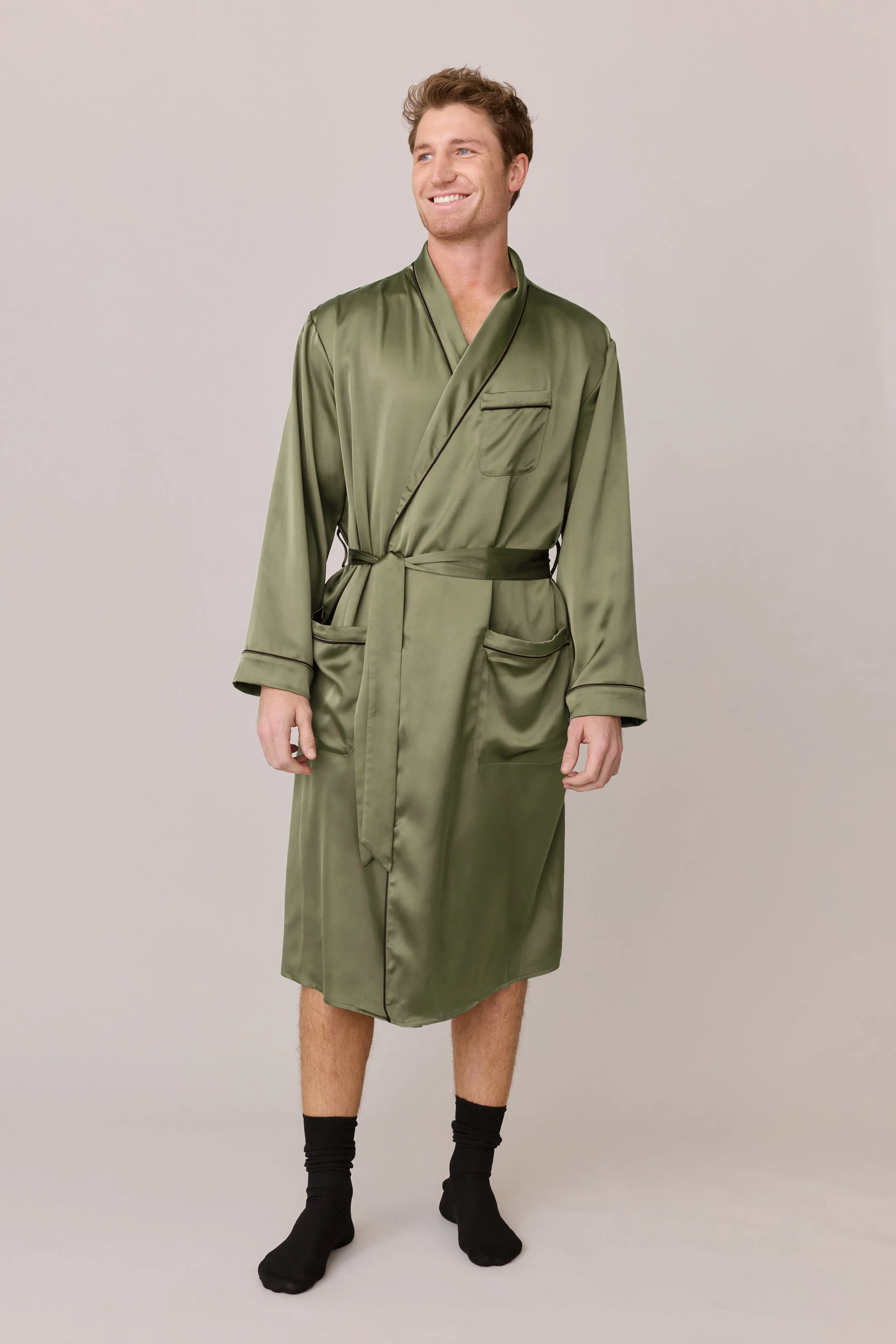Pre-Game Satin Robe | Made To Order
