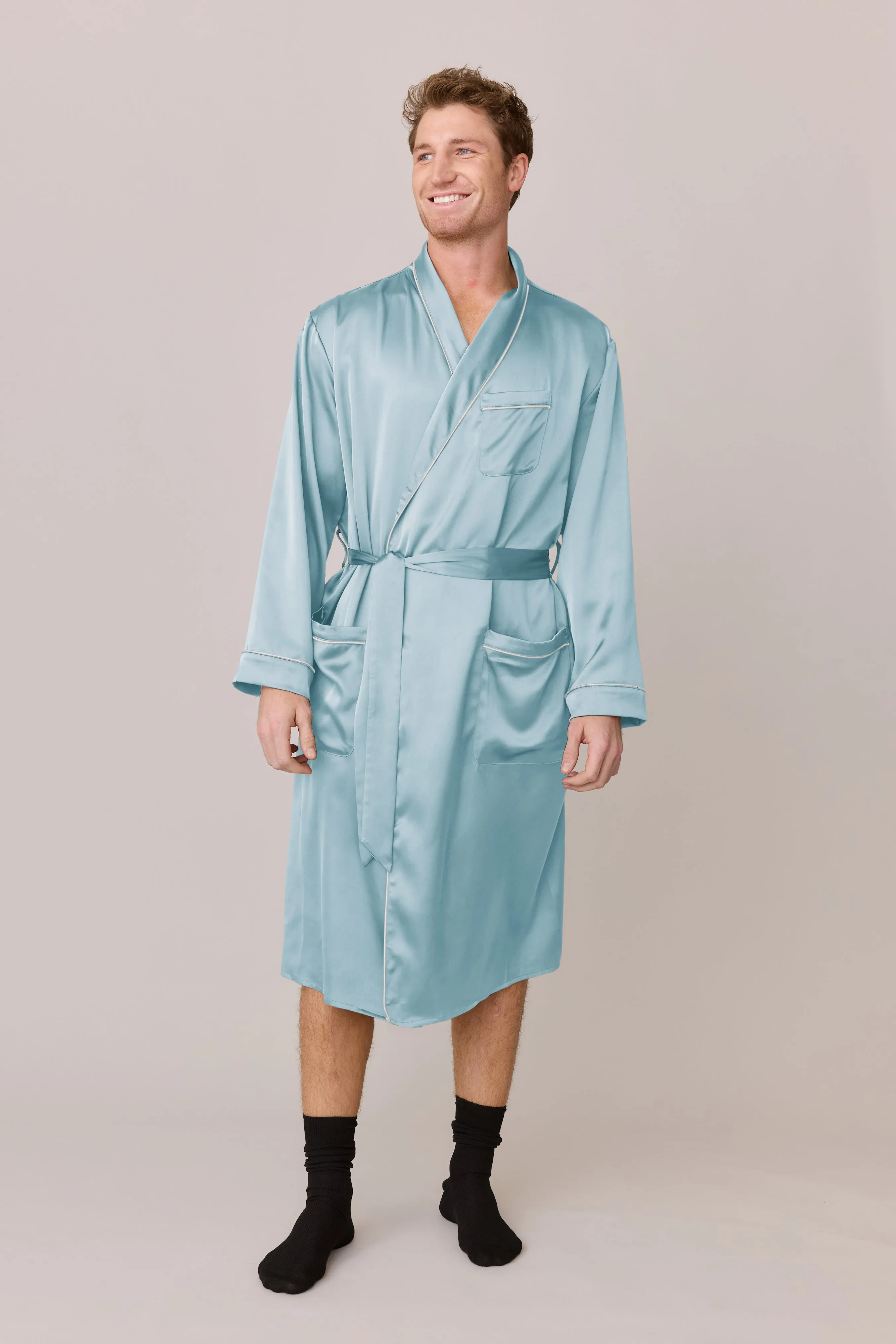 Pre-Game Satin Robe | Made To Order