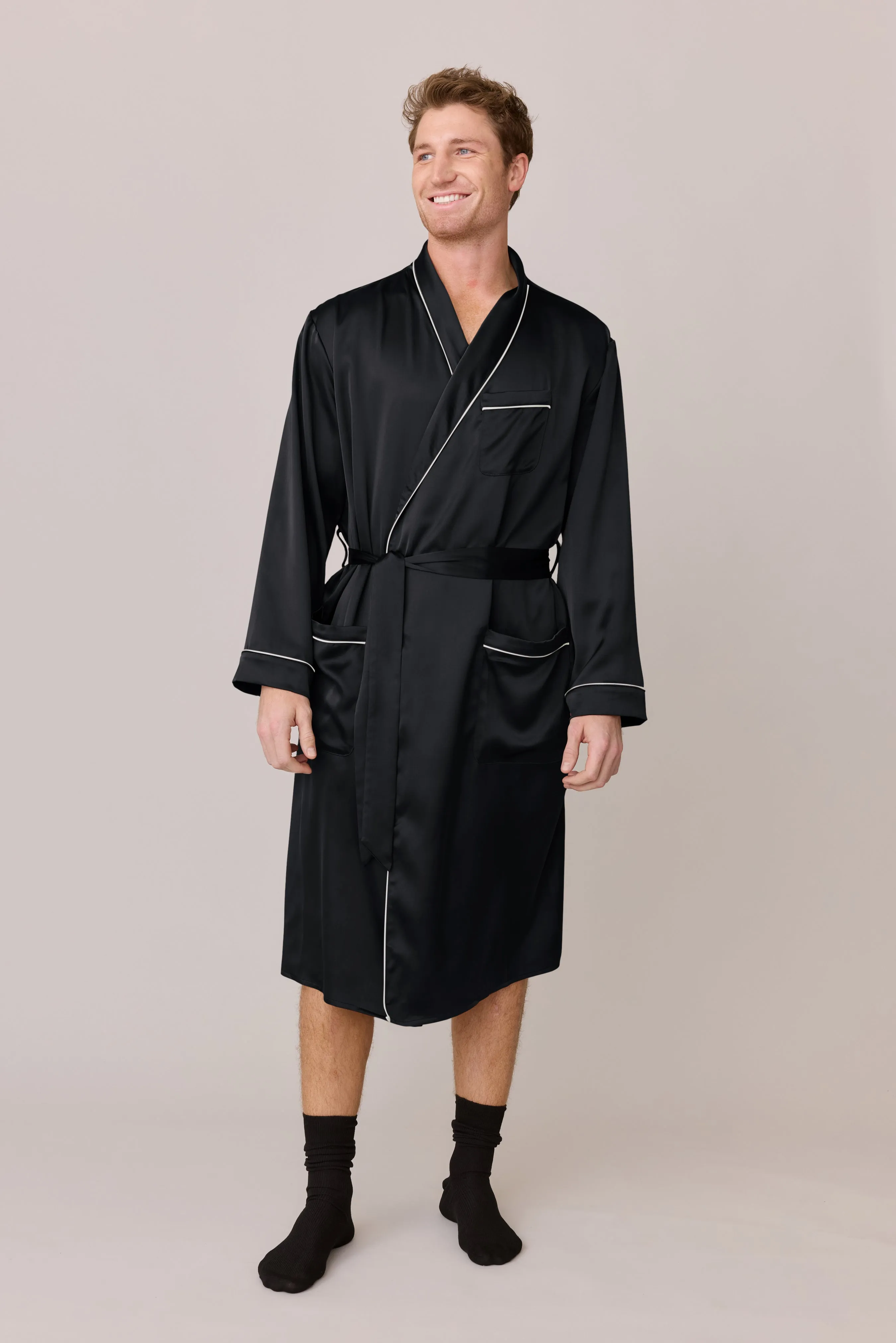 Pre-Game Satin Robe | Made To Order