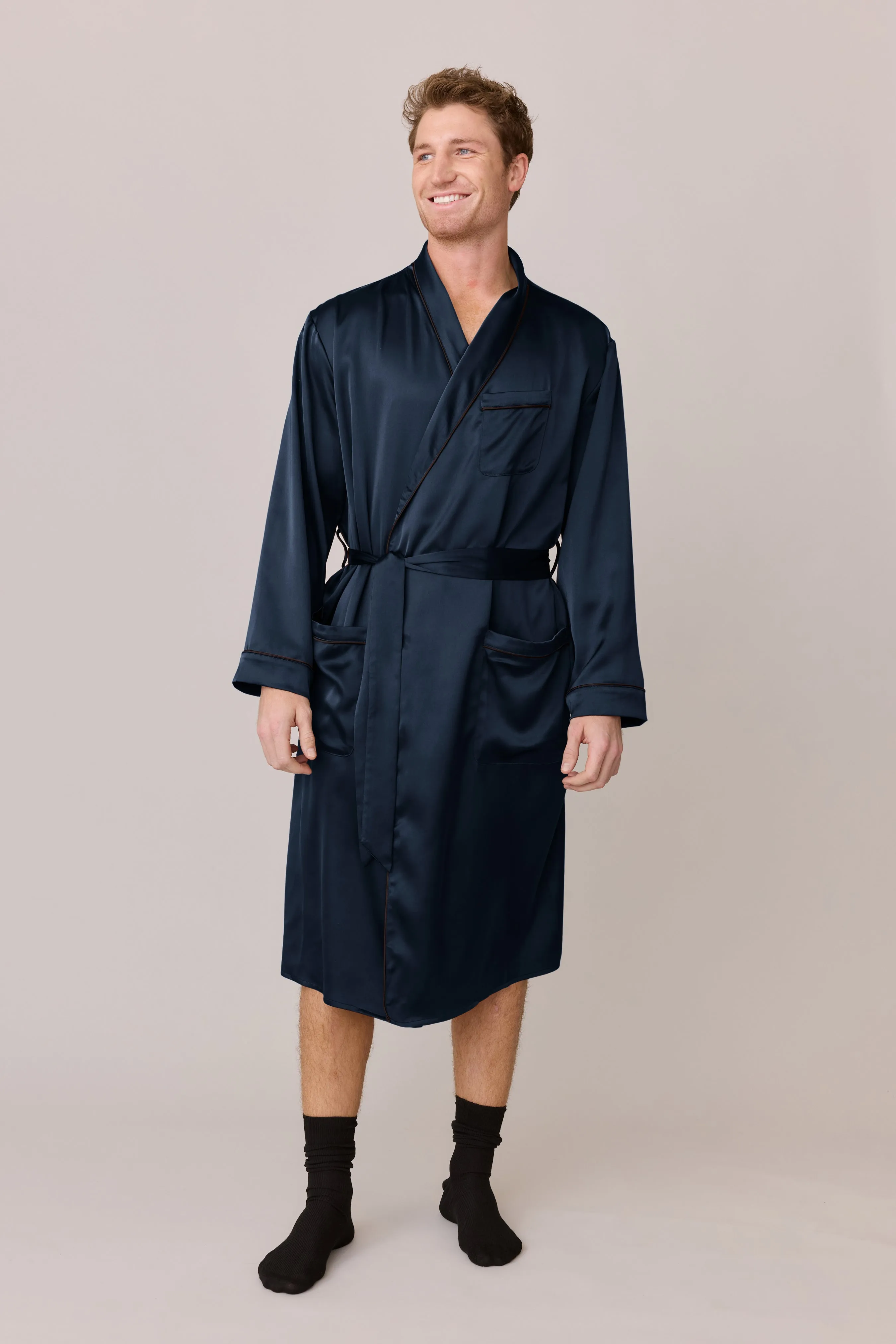 Pre-Game Satin Robe | Made To Order