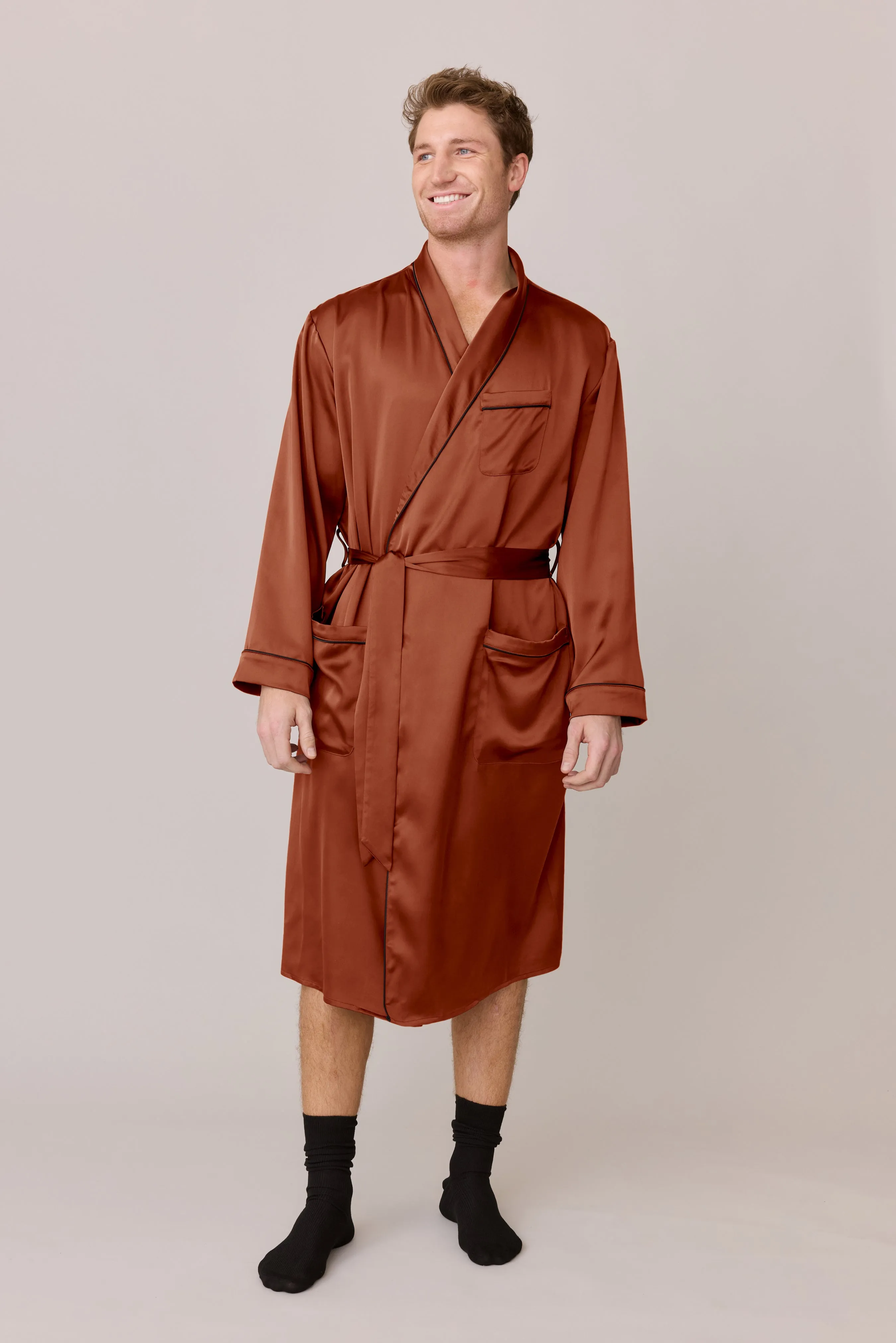Pre-Game Satin Robe | Made To Order