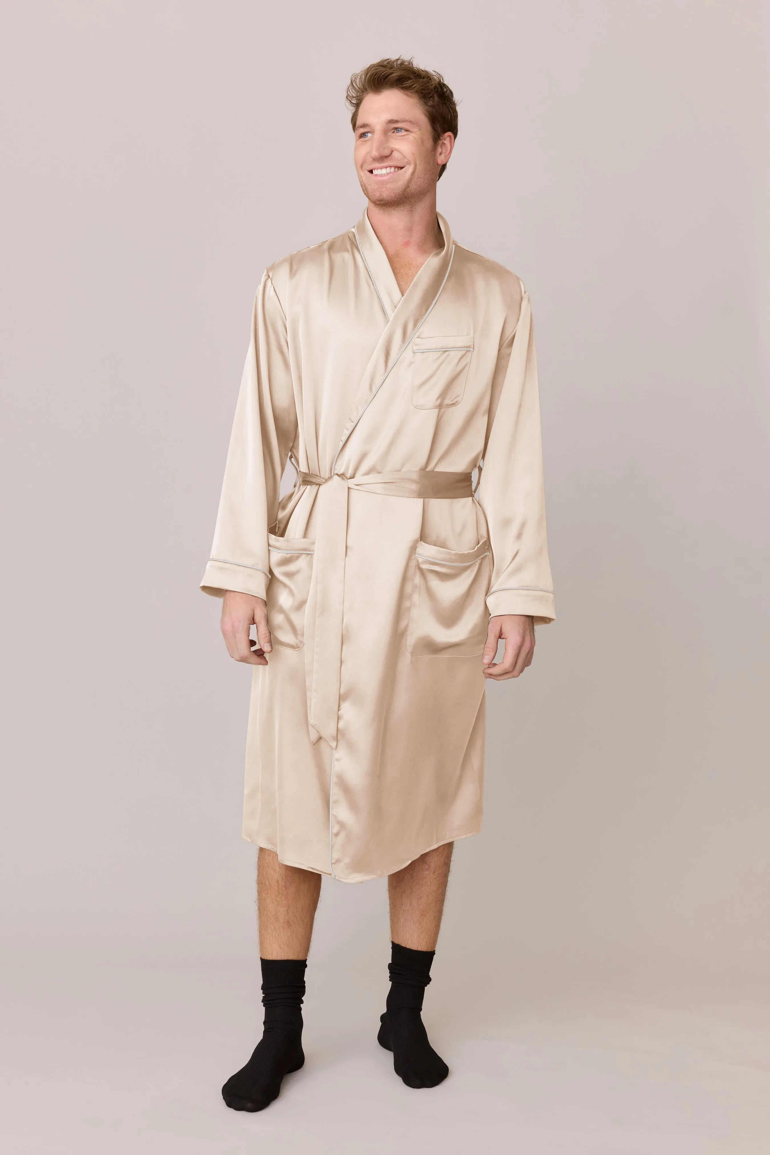 Pre-Game Satin Robe | Made To Order