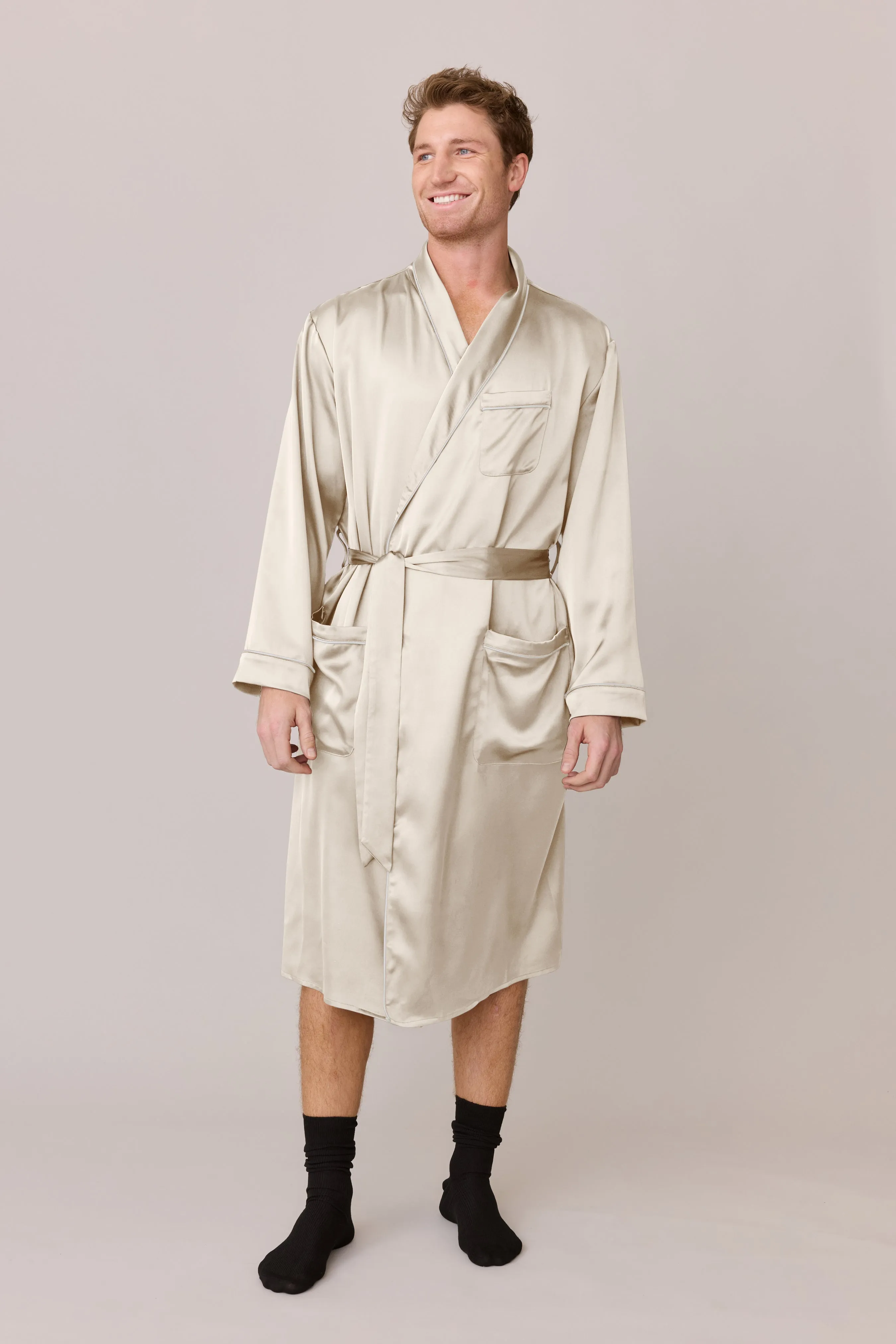 Pre-Game Satin Robe | Made To Order