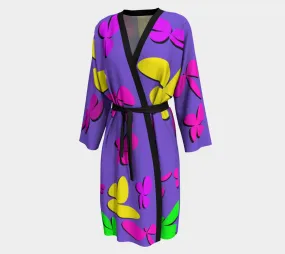 "Out of Mourning" Peignoir (Long Kimono / Robe)