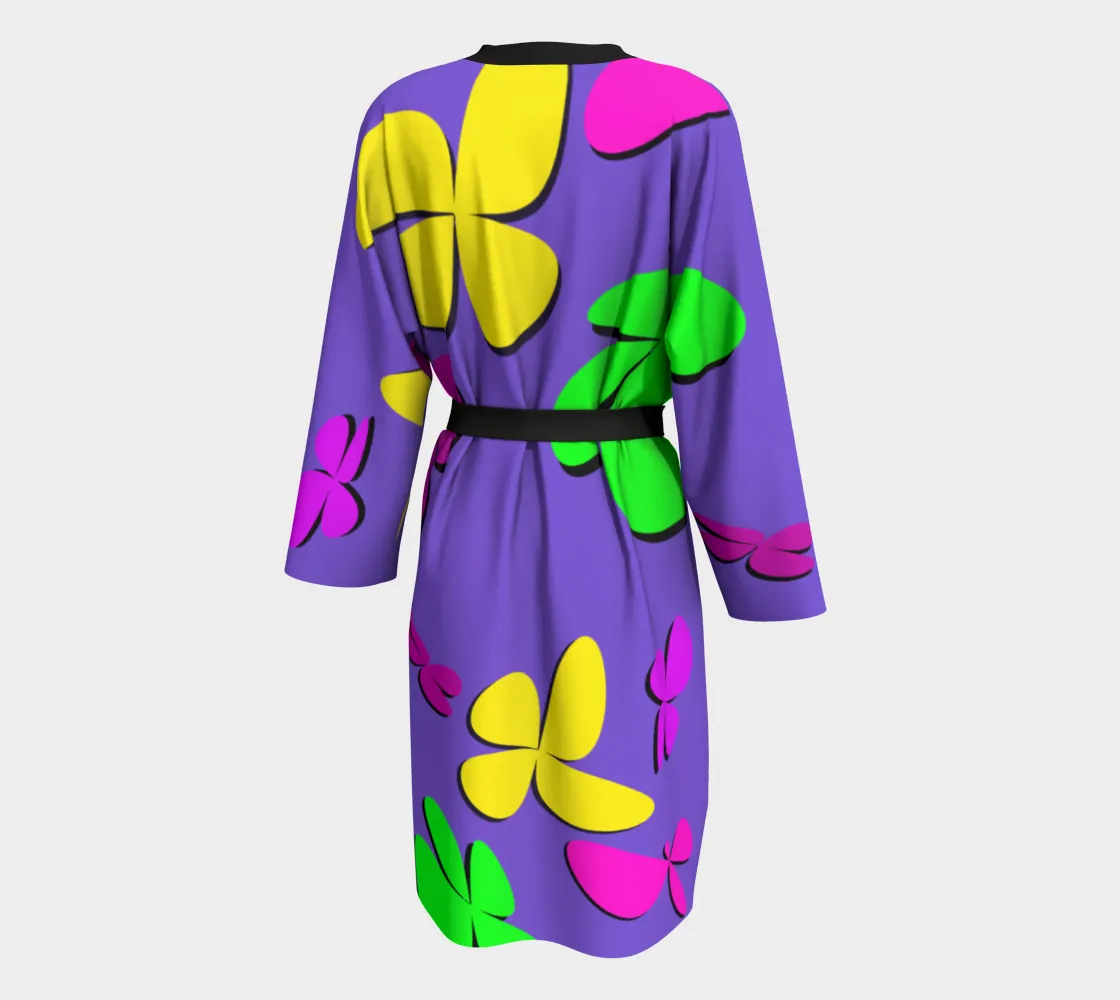 "Out of Mourning" Peignoir (Long Kimono / Robe)