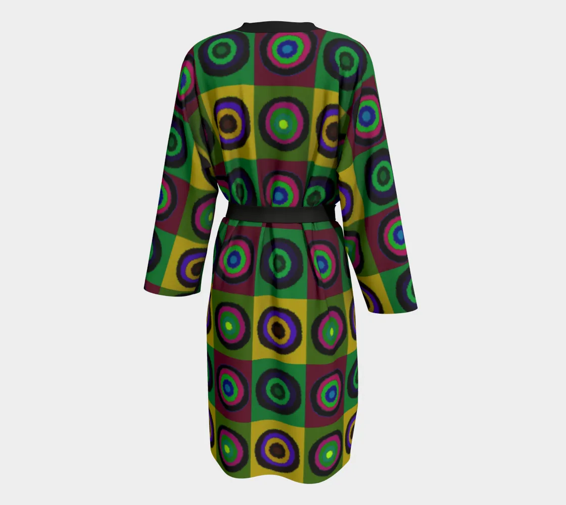 "Psyched Muted" Peignoir (Long Kimono / Robe)