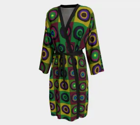 "Psyched Muted" Peignoir (Long Kimono / Robe)