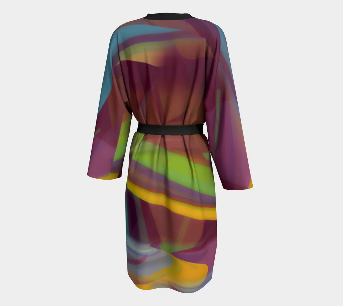 "Subtle Mood" Peignoir (Long Kimono / Robe)