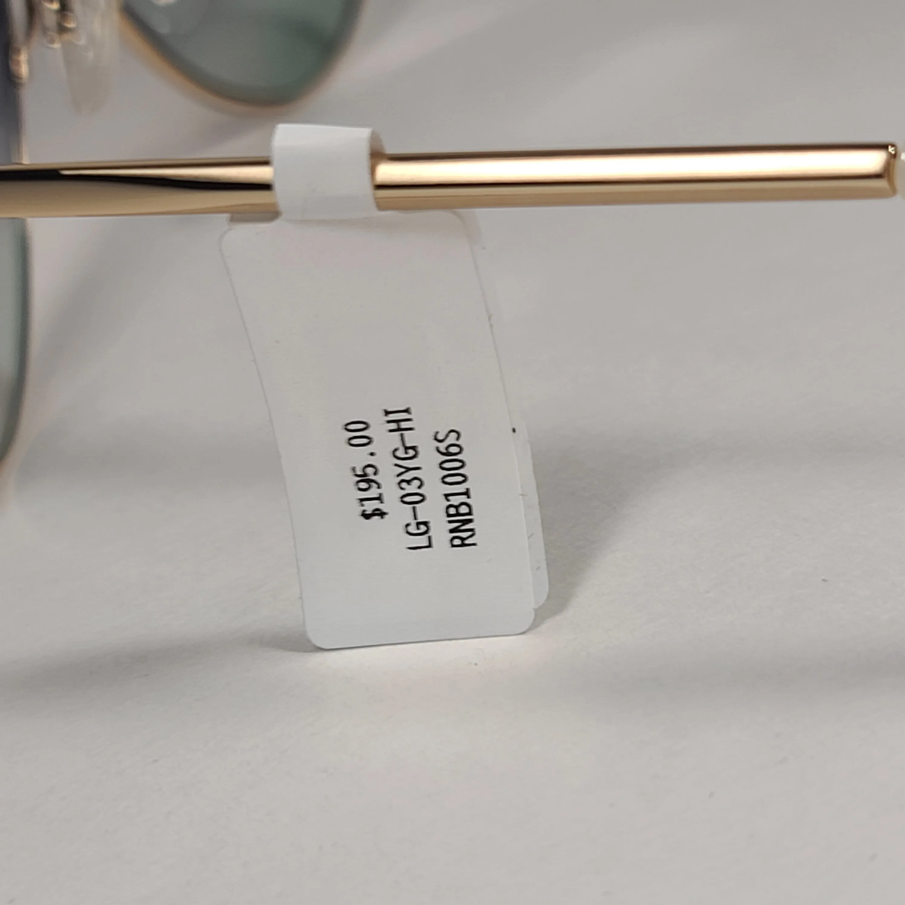 RAG & BONE Aviator Sunglasses Light Gold Frame Purple Flash Gradient Lens RNB1006/S 3YGHI