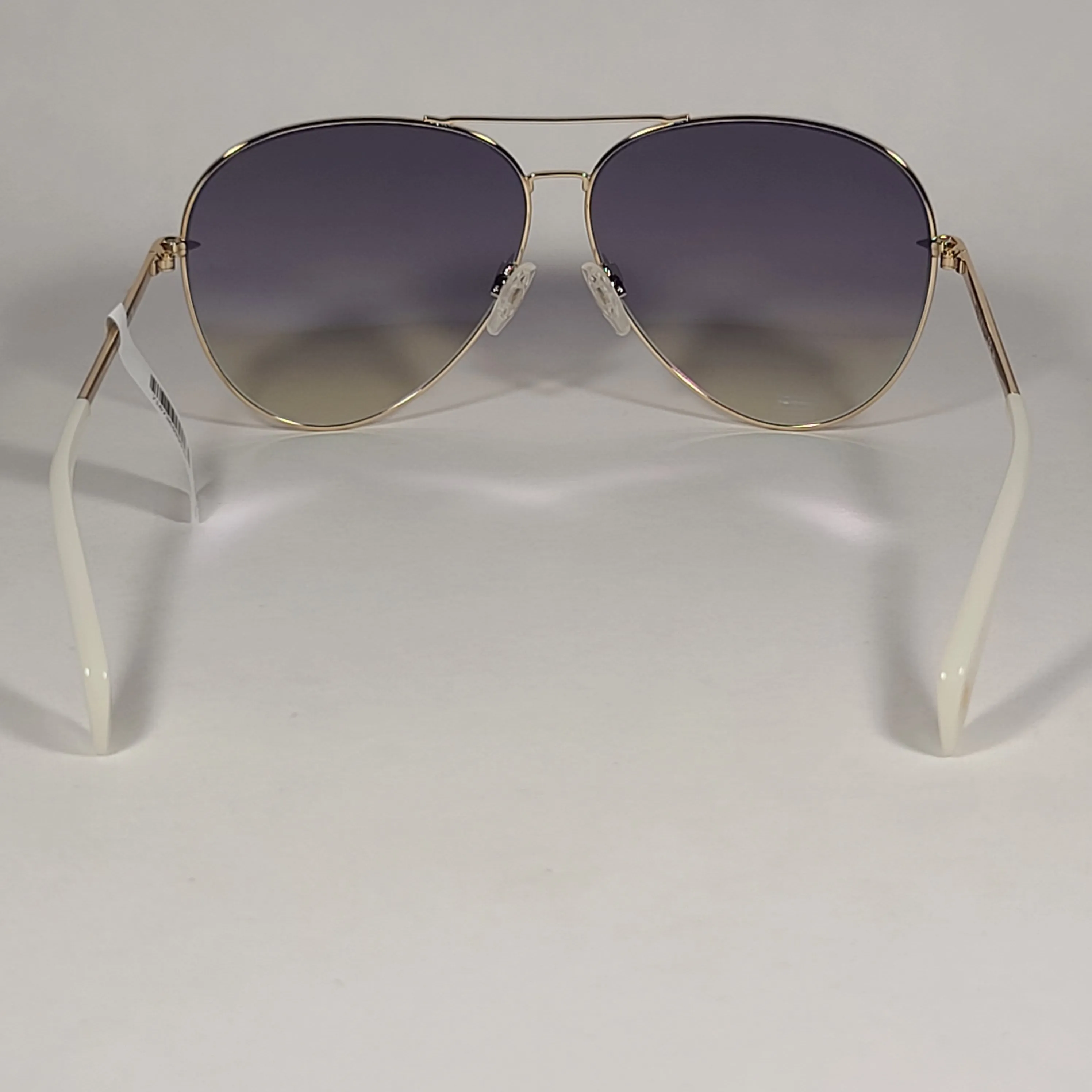 RAG & BONE Aviator Sunglasses Light Gold Frame Purple Flash Gradient Lens RNB1006/S 3YGHI