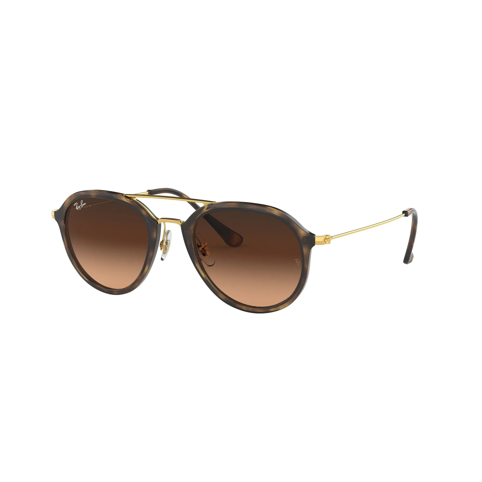 Ray Ban Polished Light Havana Sunglasses with Brown Gradient Lenses-RB_4253_710/A5_53mm