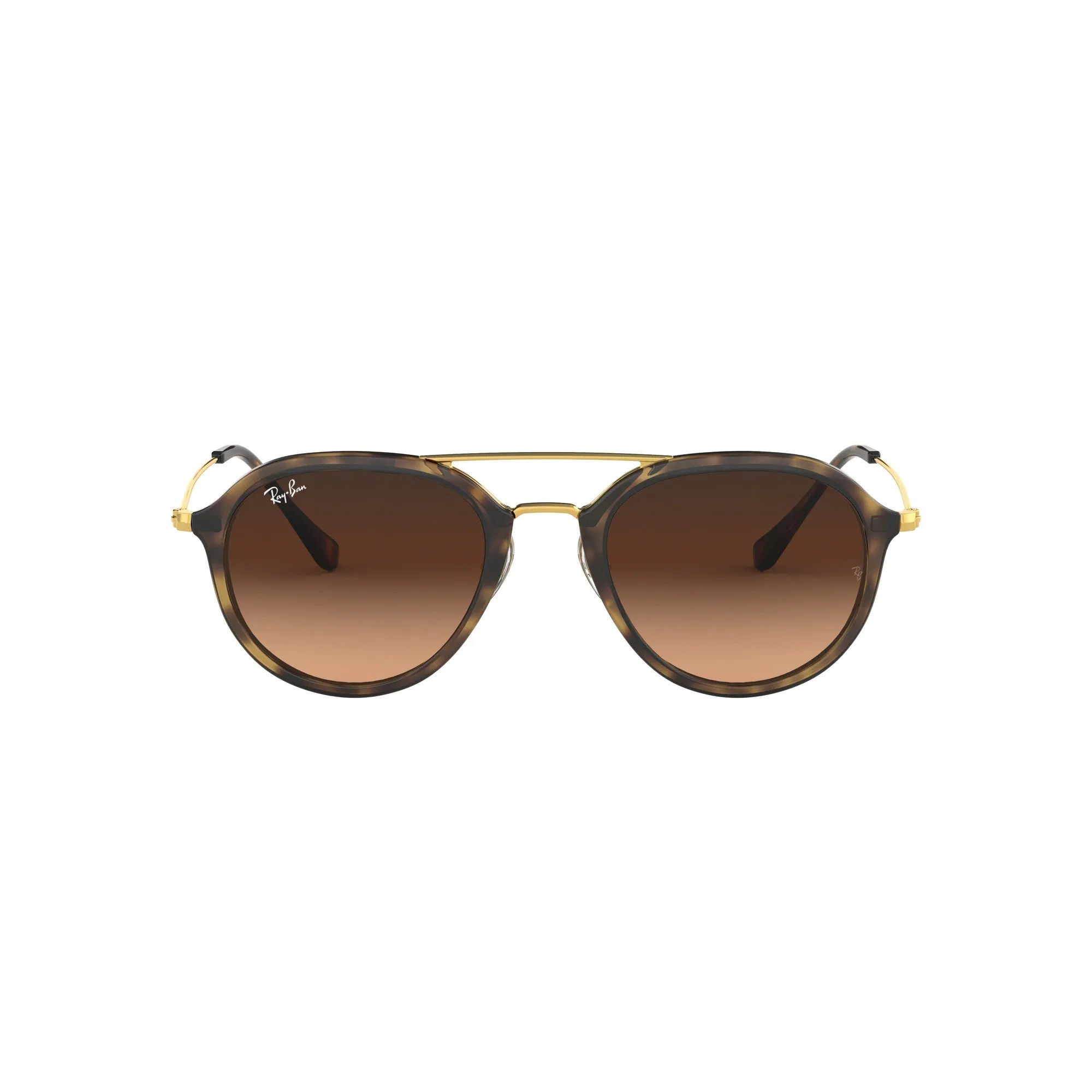 Ray Ban Polished Light Havana Sunglasses with Brown Gradient Lenses-RB_4253_710/A5_53mm