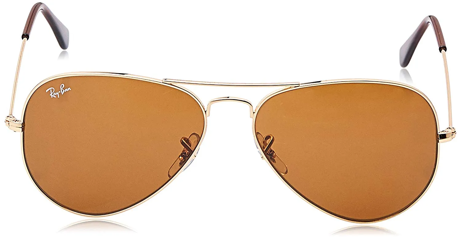 Ray-Ban Unisex RB3025 Aviator Sunglasses 58mm