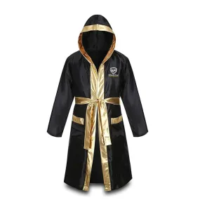 RingMaster Sports Champion Series Fight Robe Black & Gold