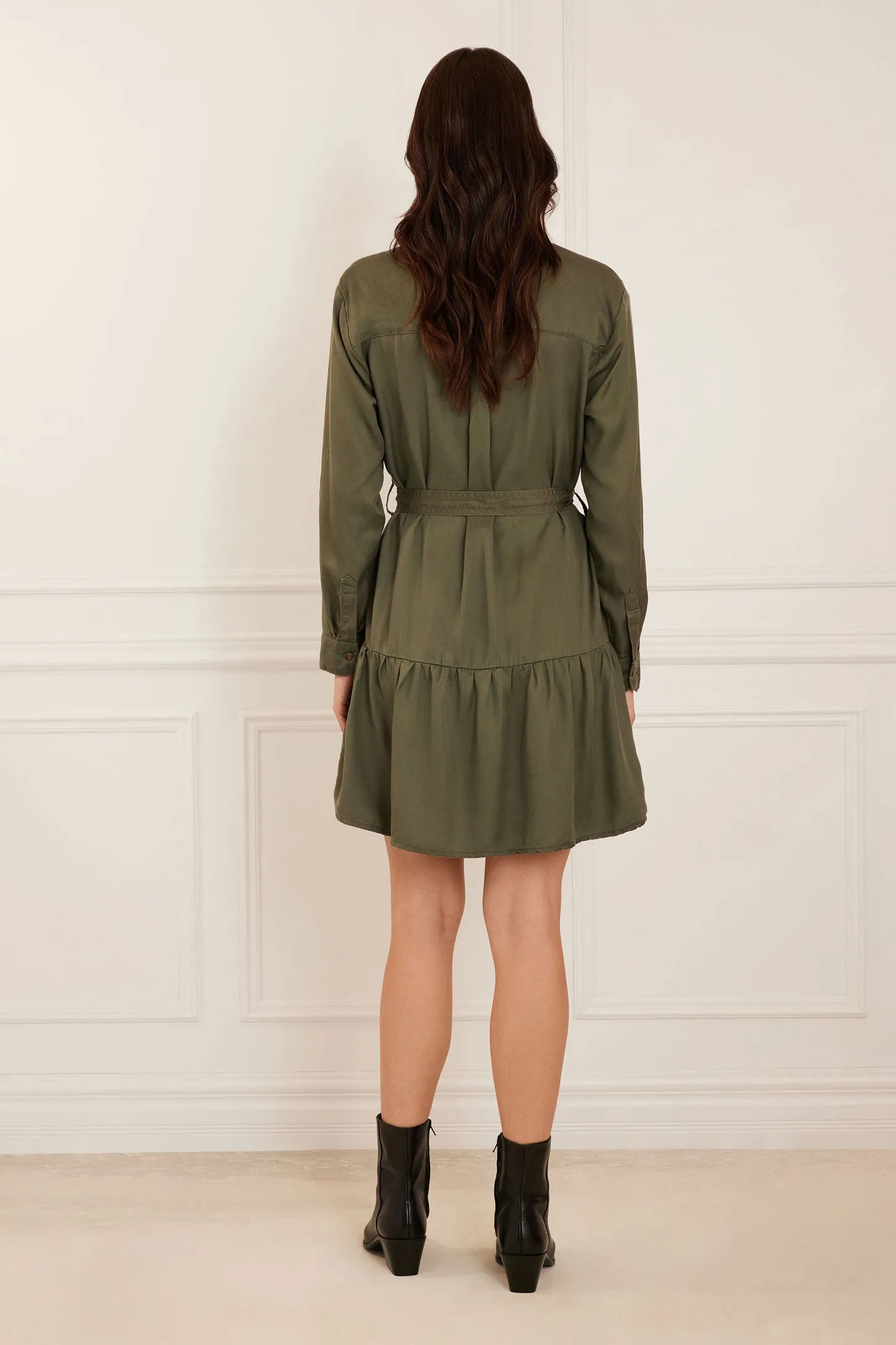 Robe-chemise en Lyocell - Femme