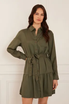Robe-chemise en Lyocell - Femme
